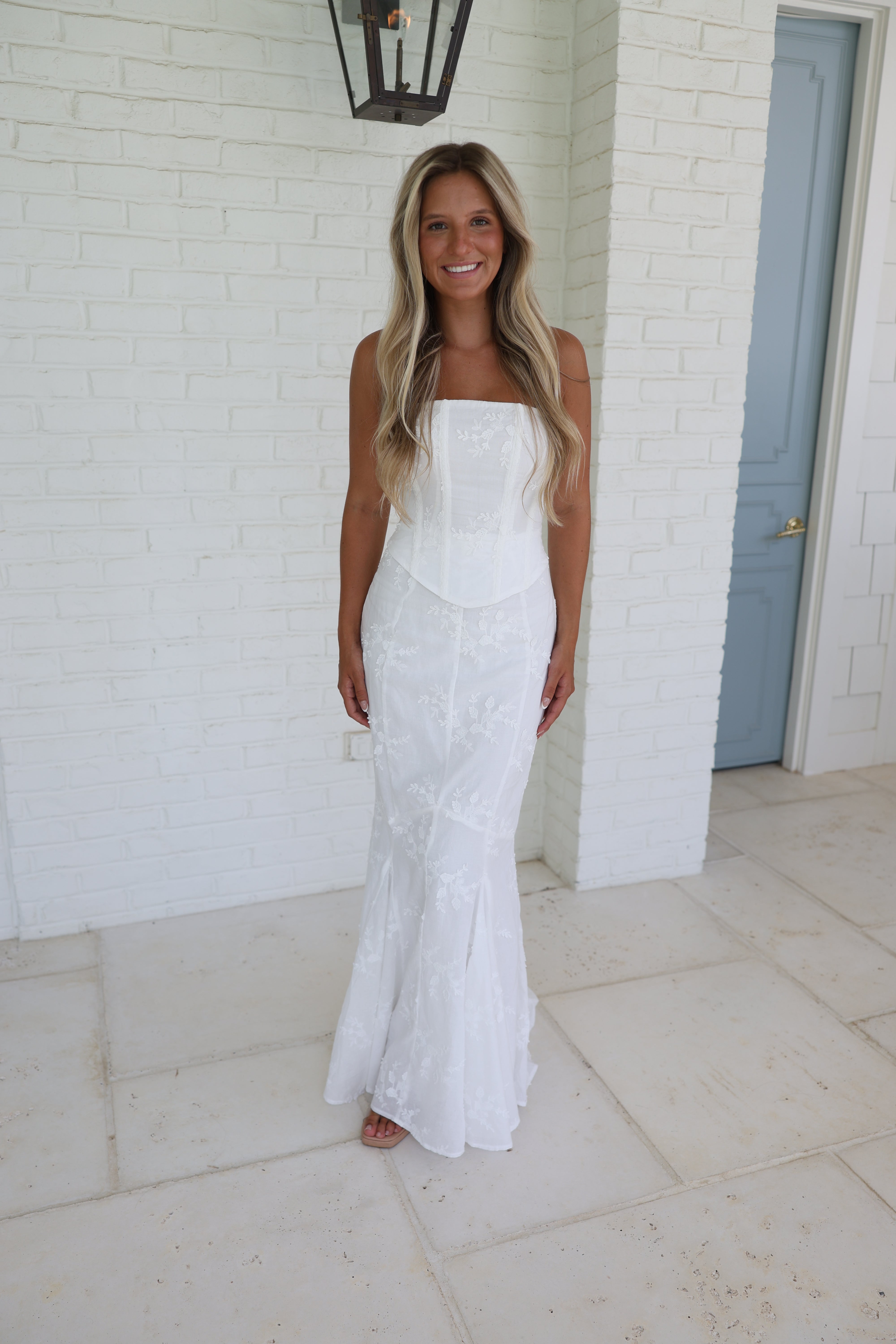 The Veronica Lace Maxi (Ivory)
