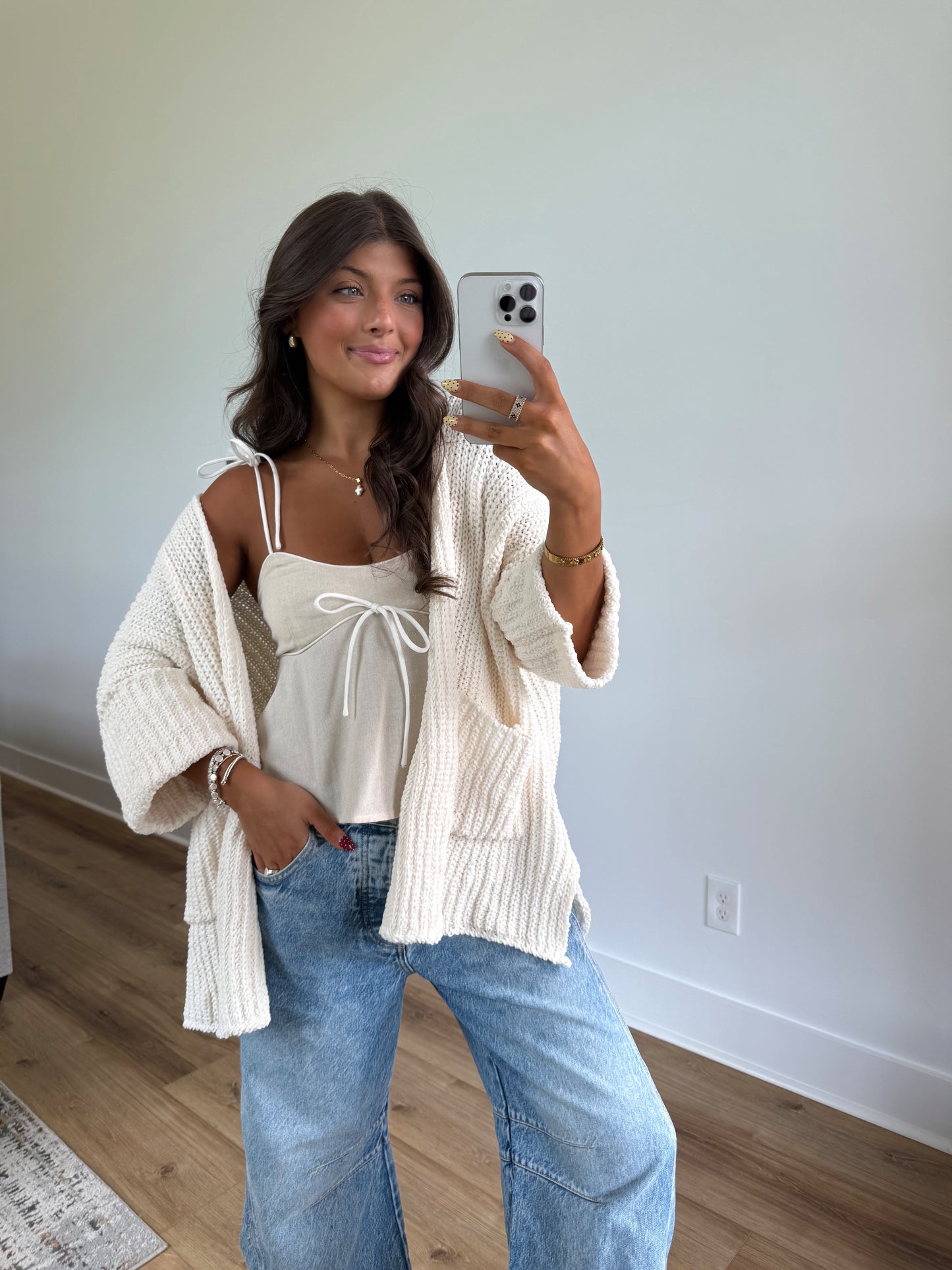 Oat Milk Cardigan (Cream)(PRE-ORDER (Mid-October)/ Restock)