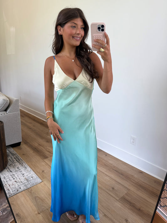 Skylight Satin Dress