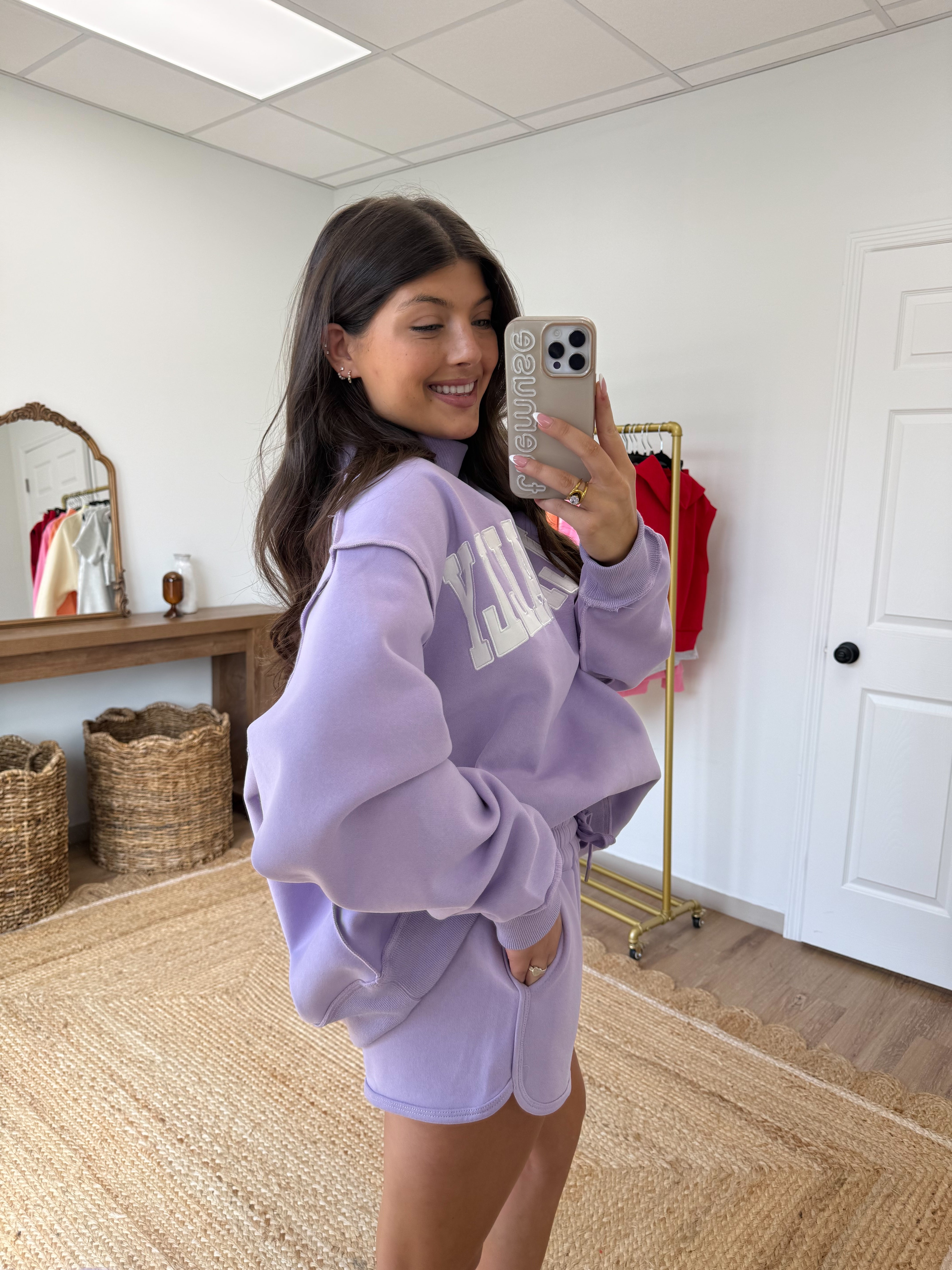 Dilly Dally Lavender SweatShirt