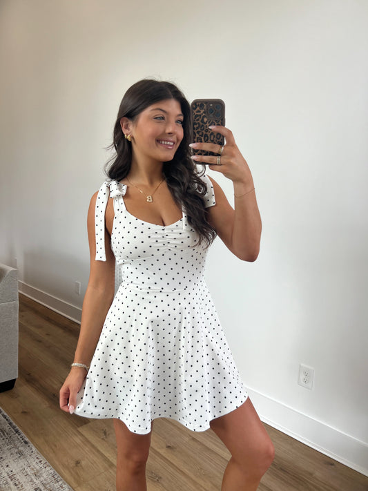 Polka Dot Motion Athletic Dress