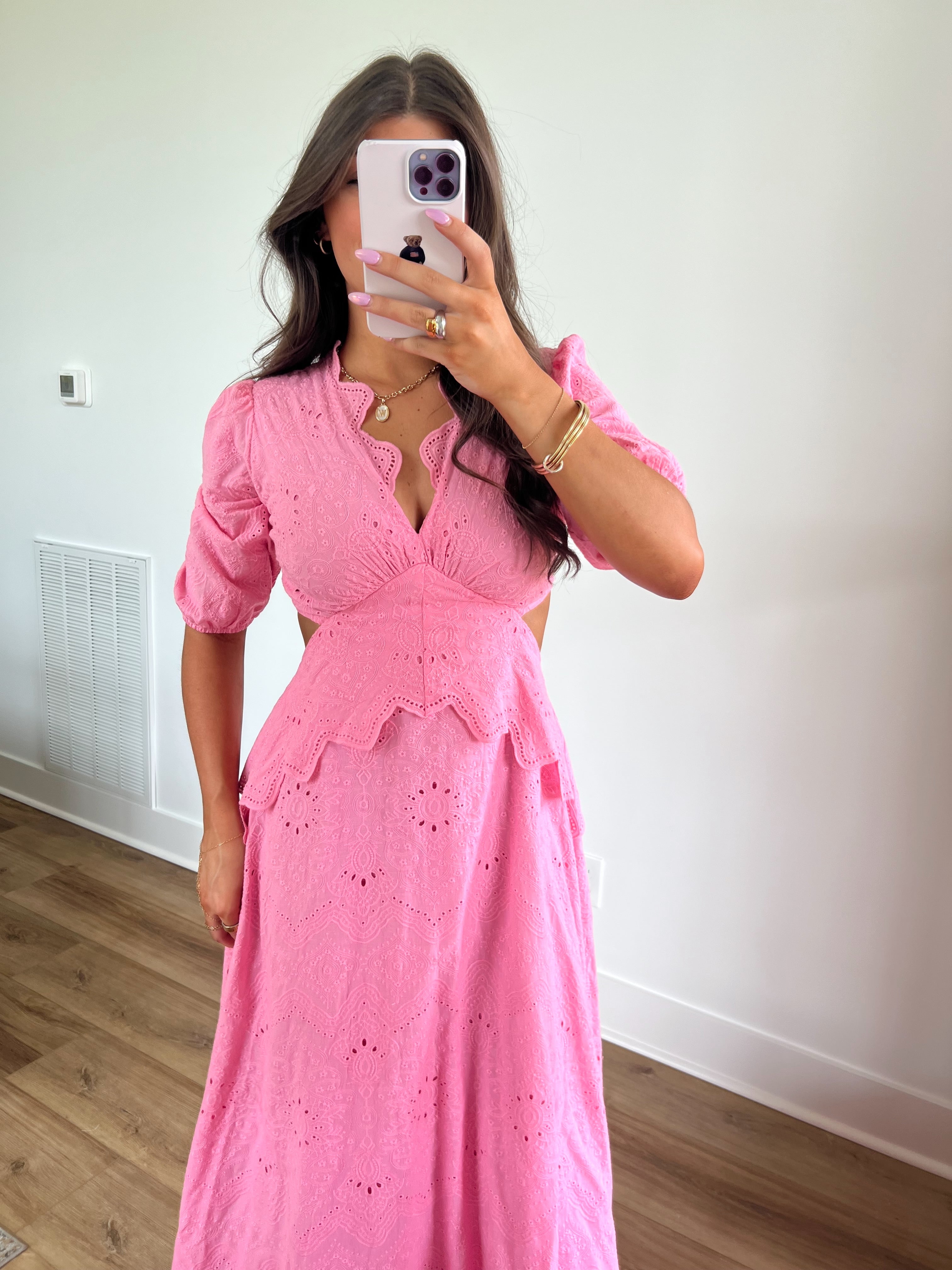 Coosa Eyelet Maxi Dress