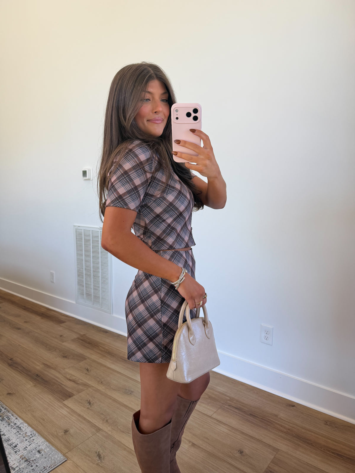 Adele Plaid Set