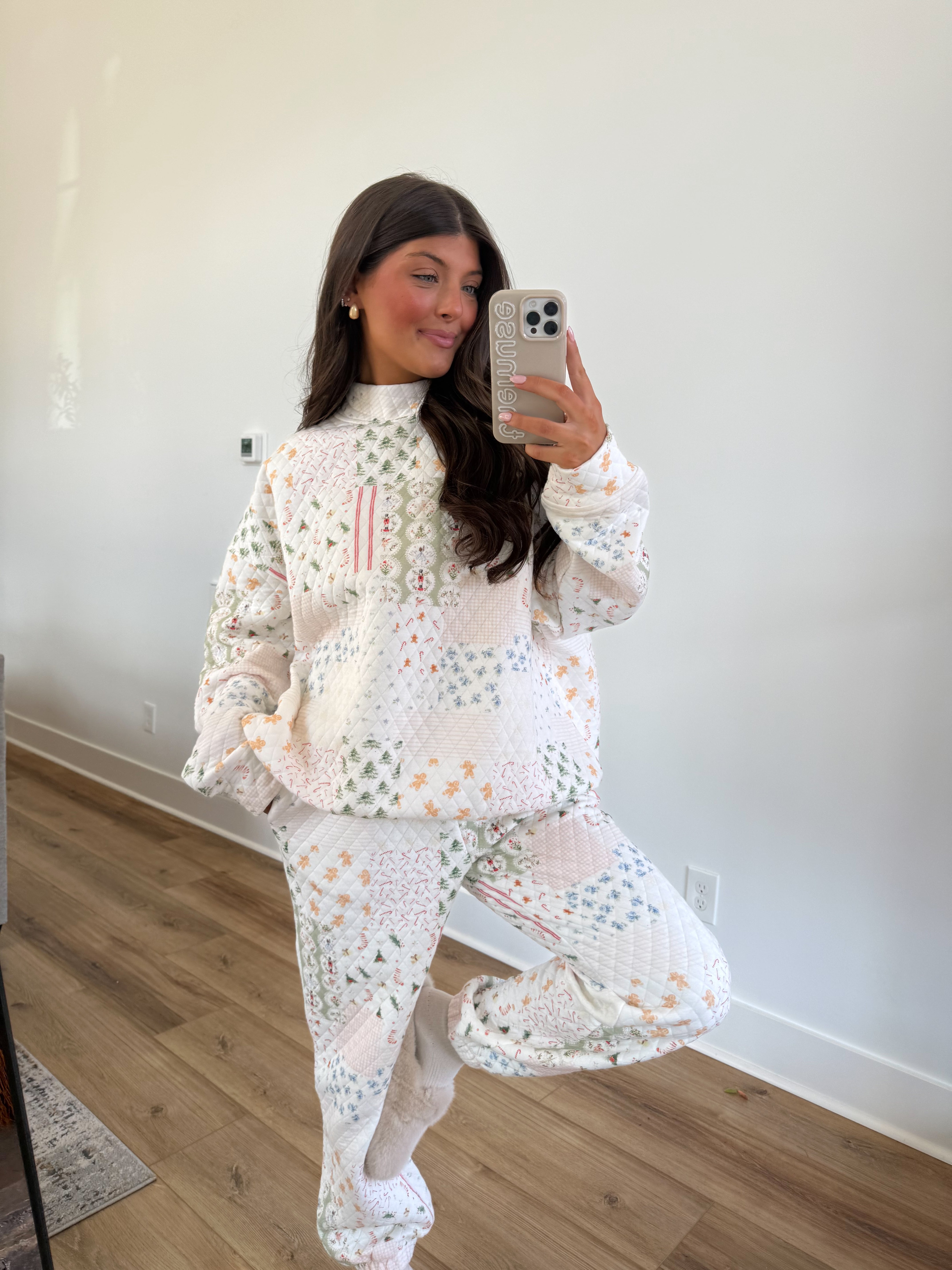 North Pole Quilted Joggers