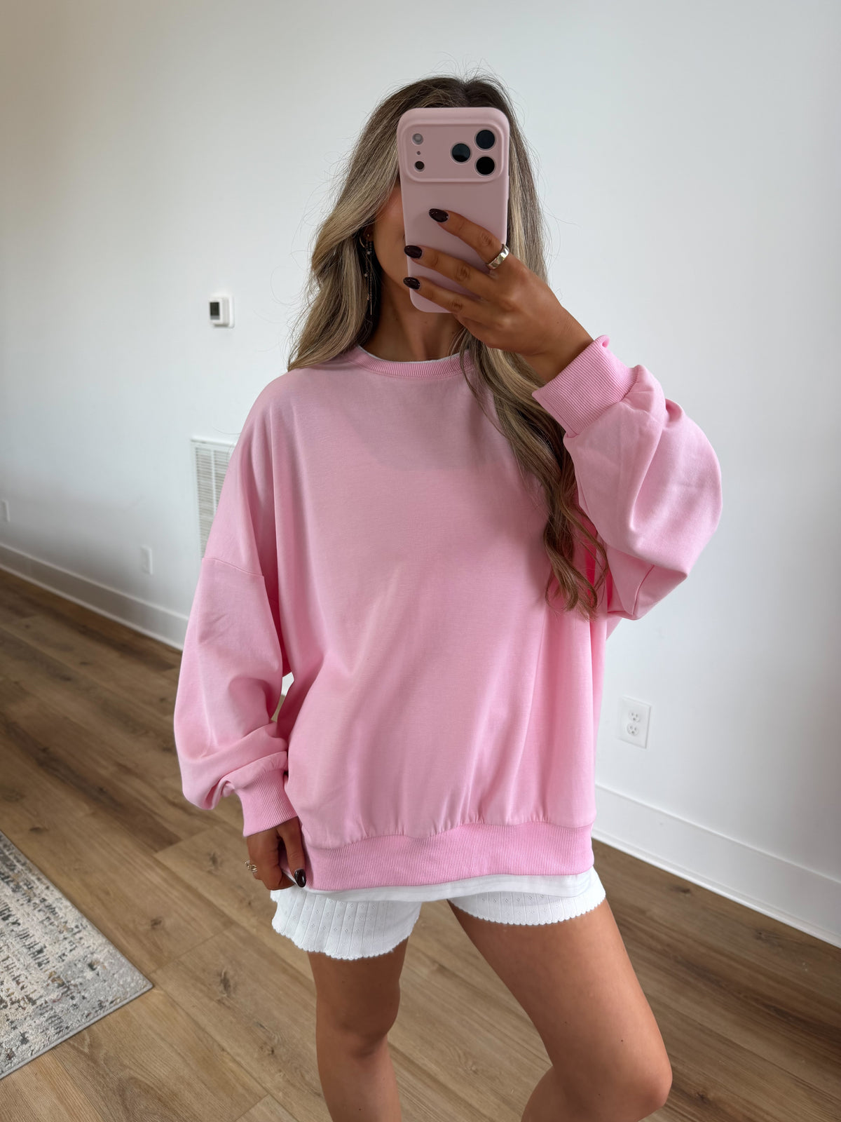 White Pointelle Shorts