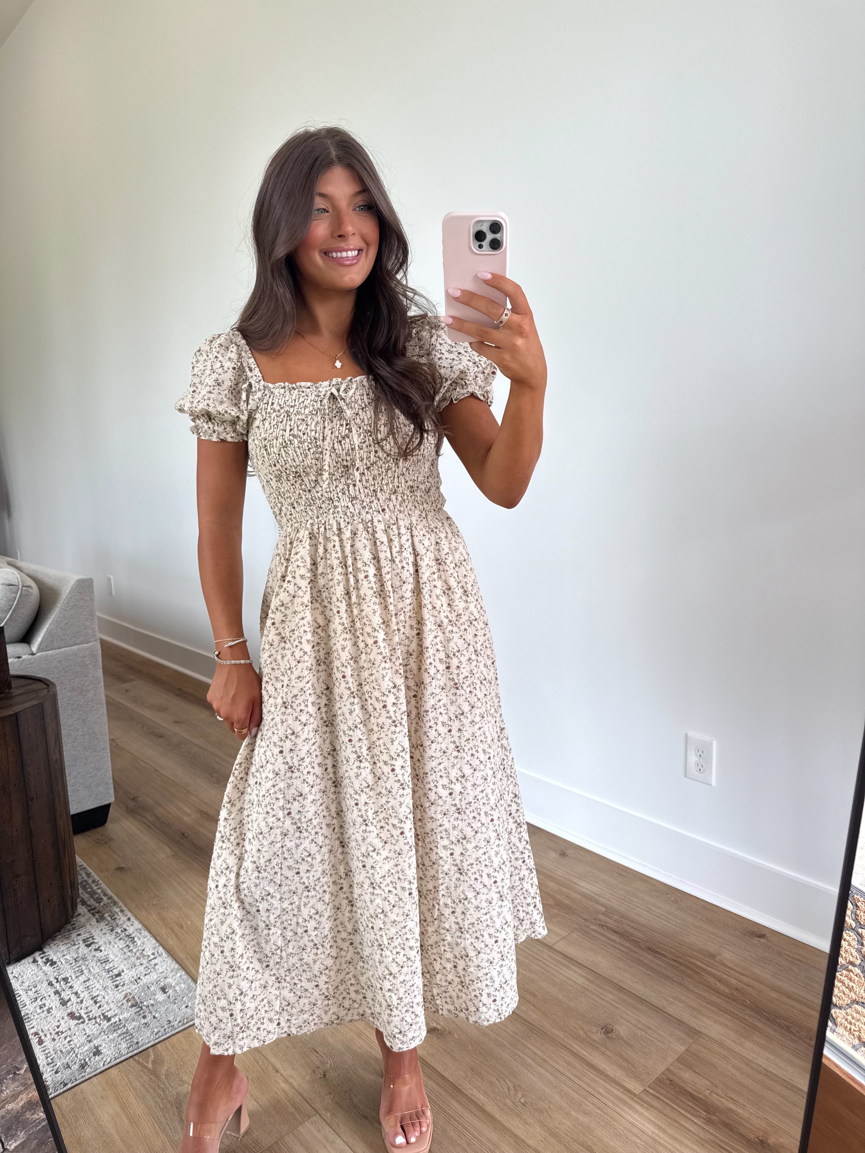 Mattie Florals Maxi Dress