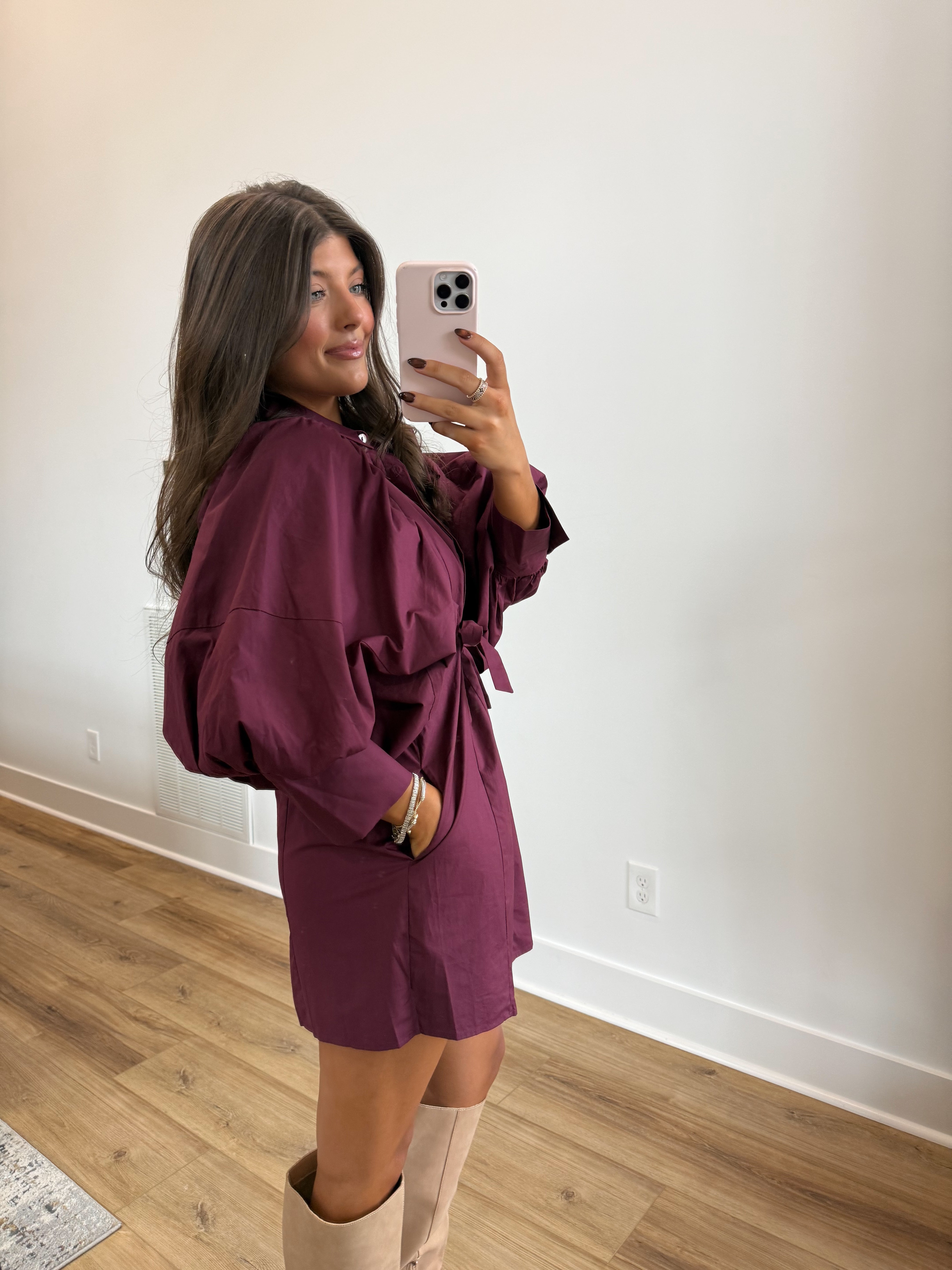 Sunday Morning Dress (Plum)