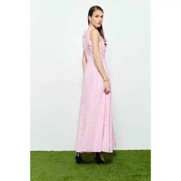 Blush Lace Midi