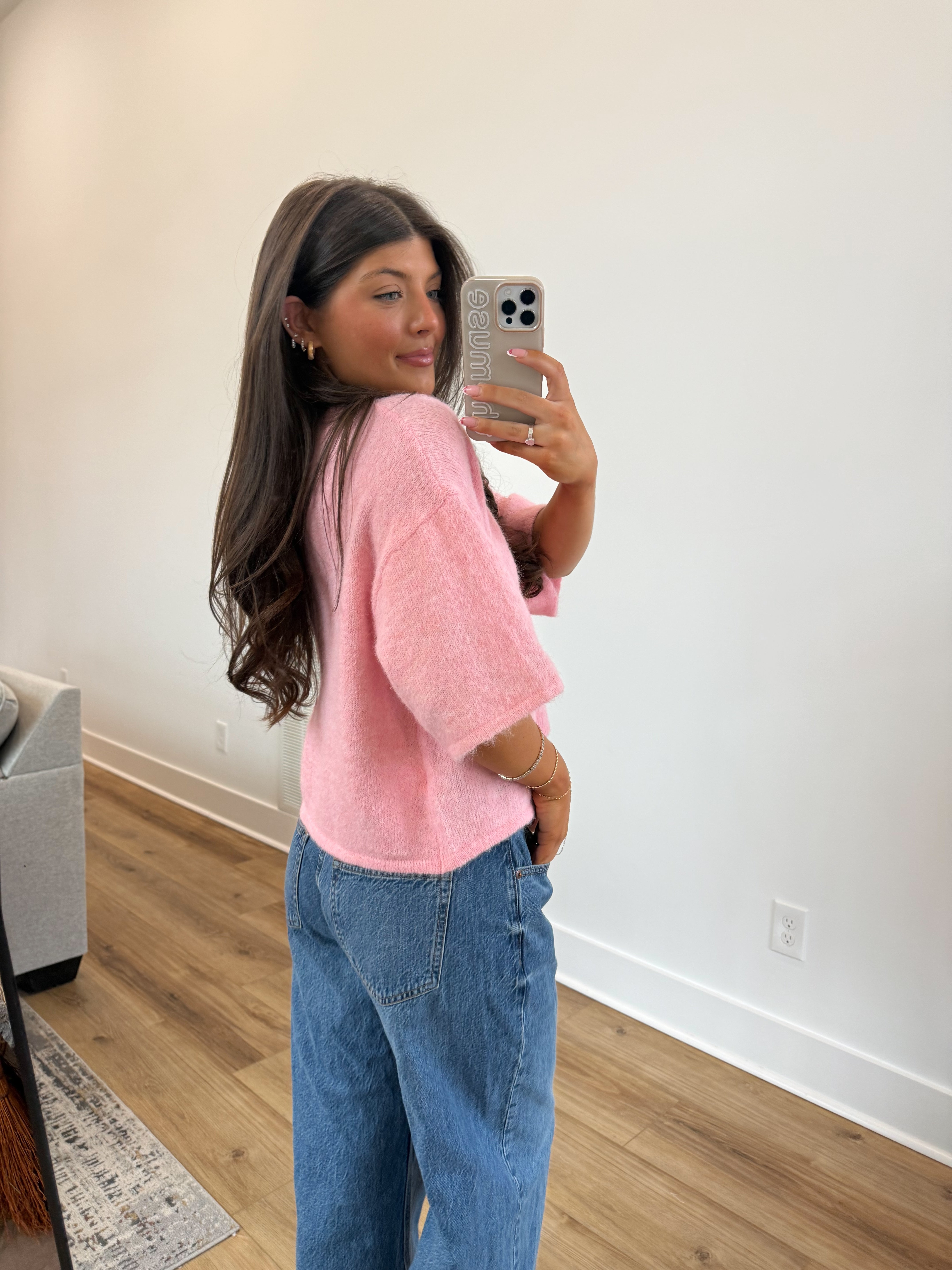 The Cloud Cardi (Pink)(Restock)