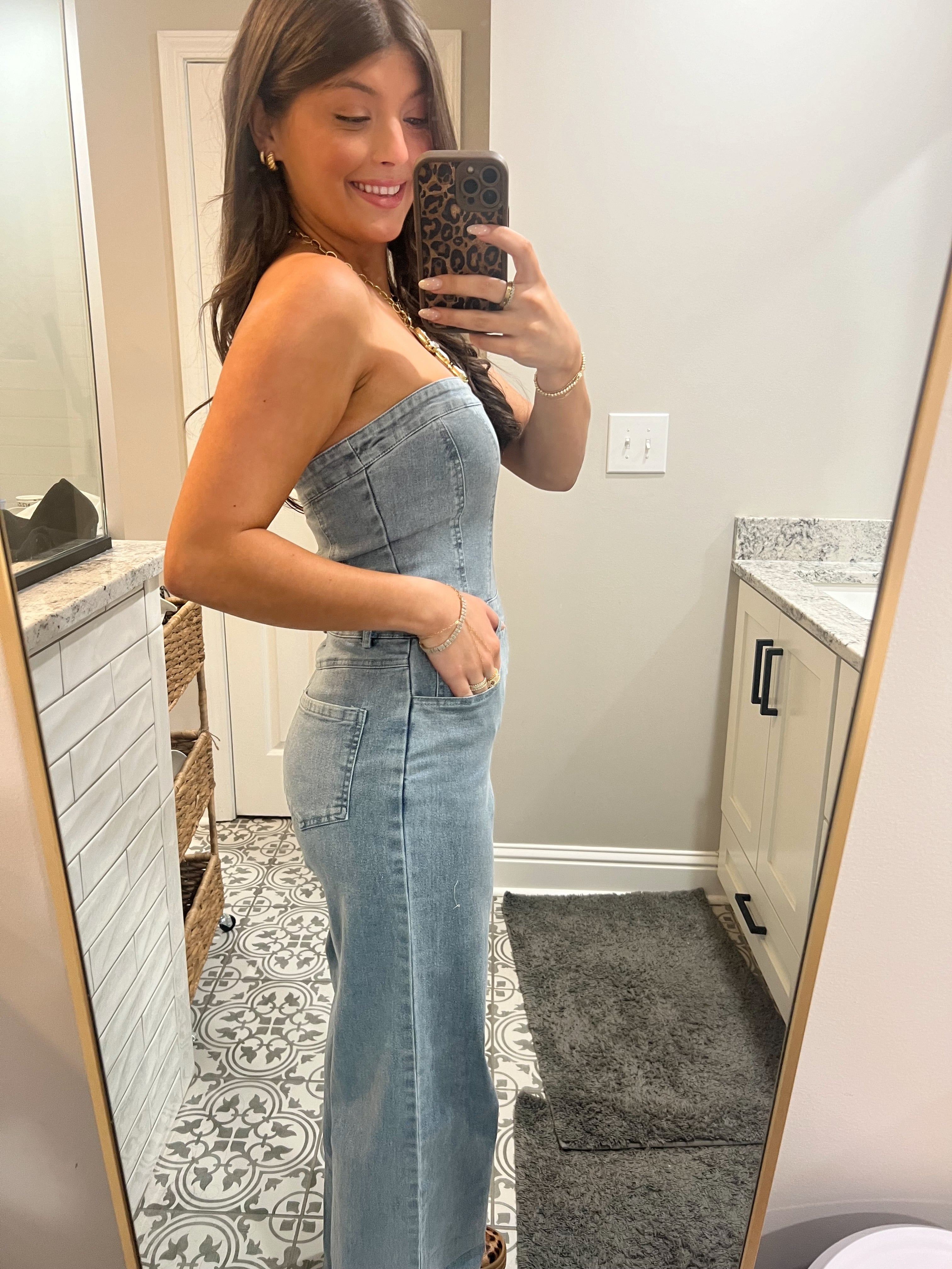 Beck Denim Jumpsuit