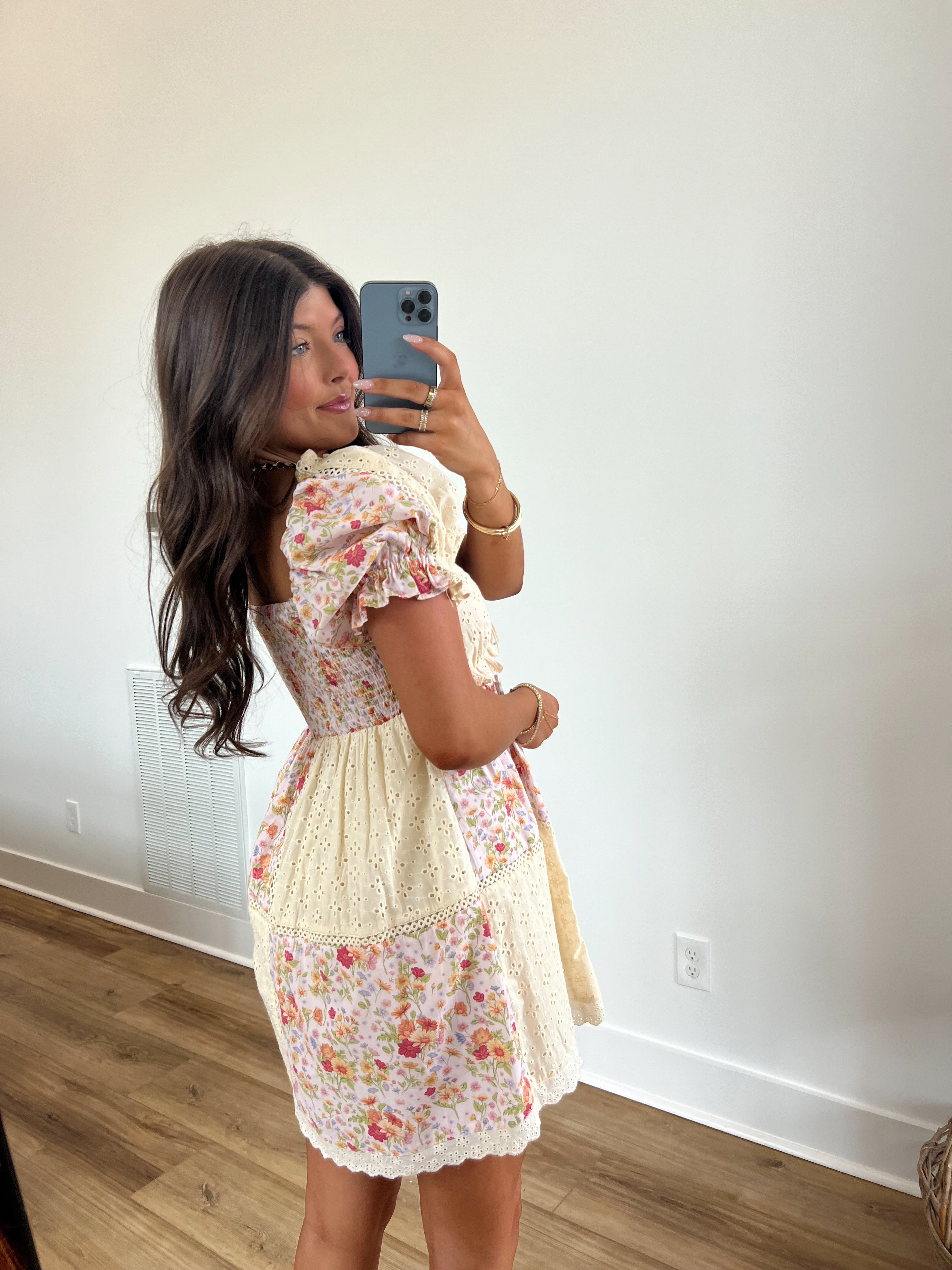 Floral Boho Babydoll Dress