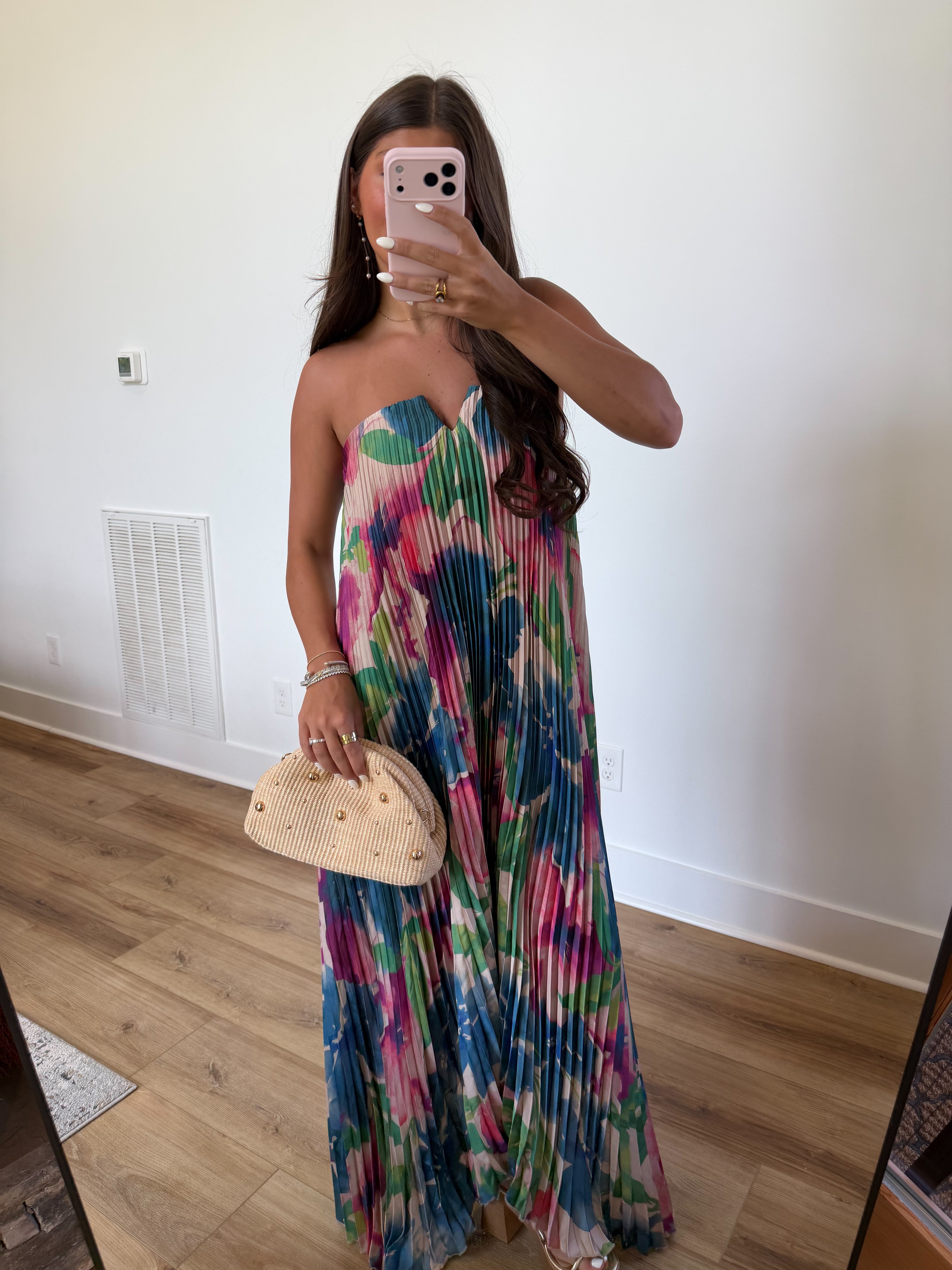 Resort Pleated Maxi