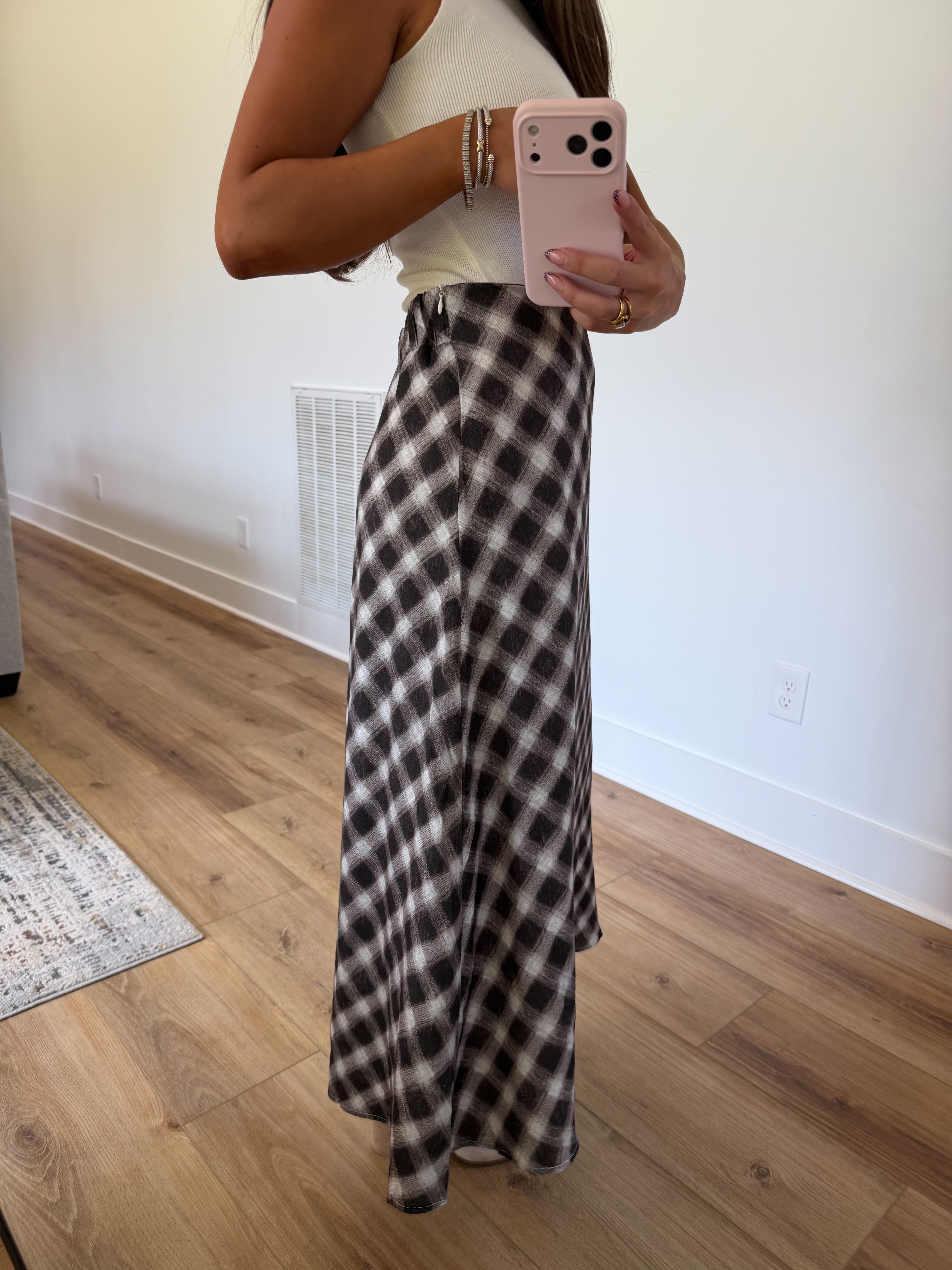Blair Plaid Midi (Cocoa)