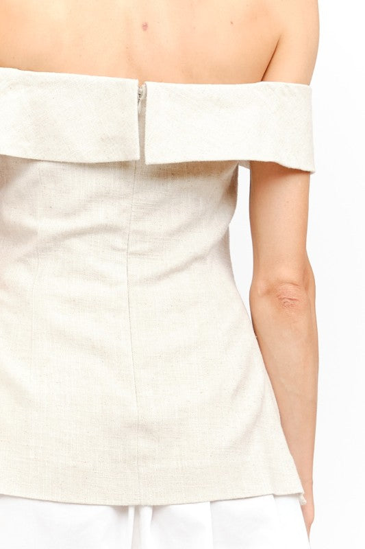 Sandy Linen Mini Dress