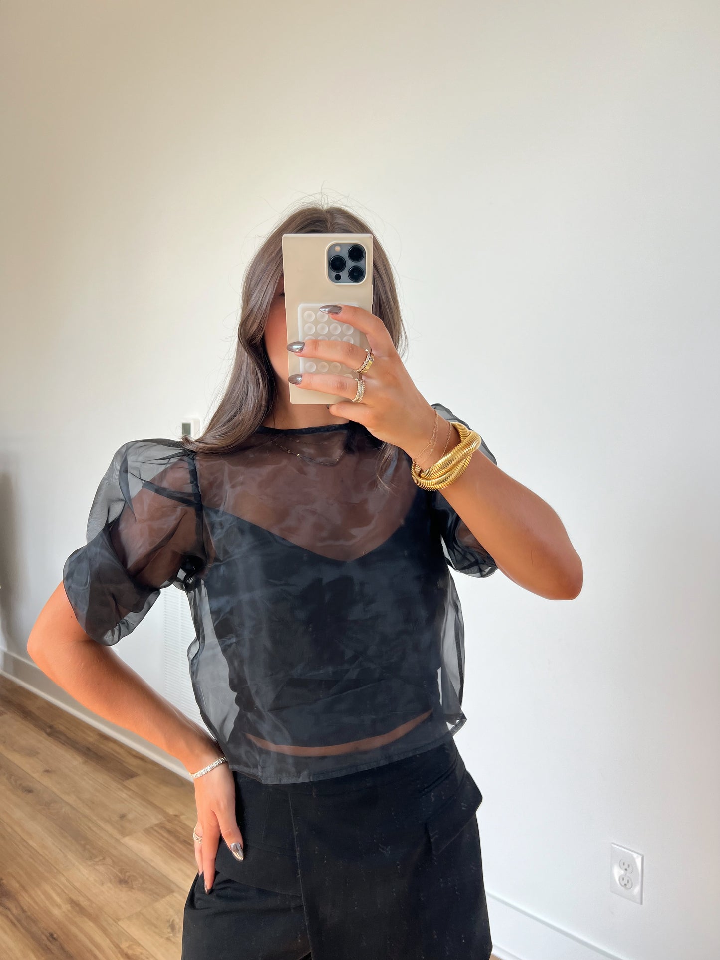 Serena Sheer Tie Top