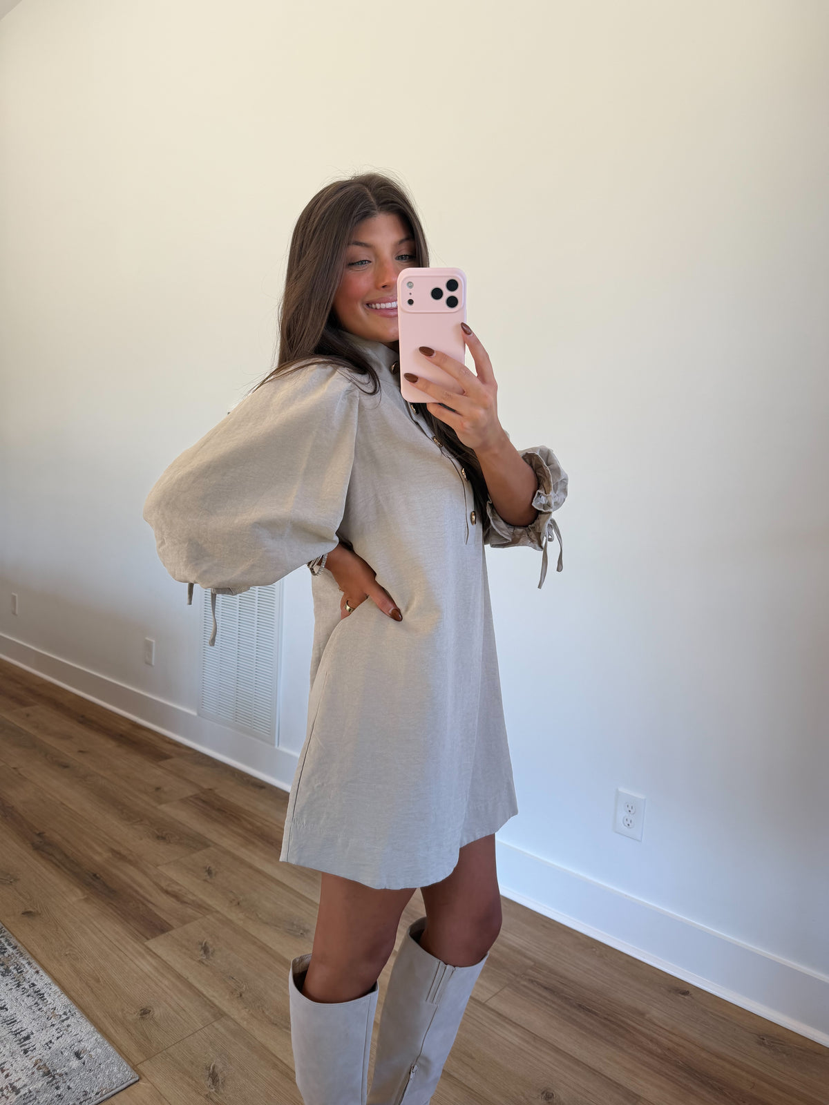 Kenna Cream Mini Dress