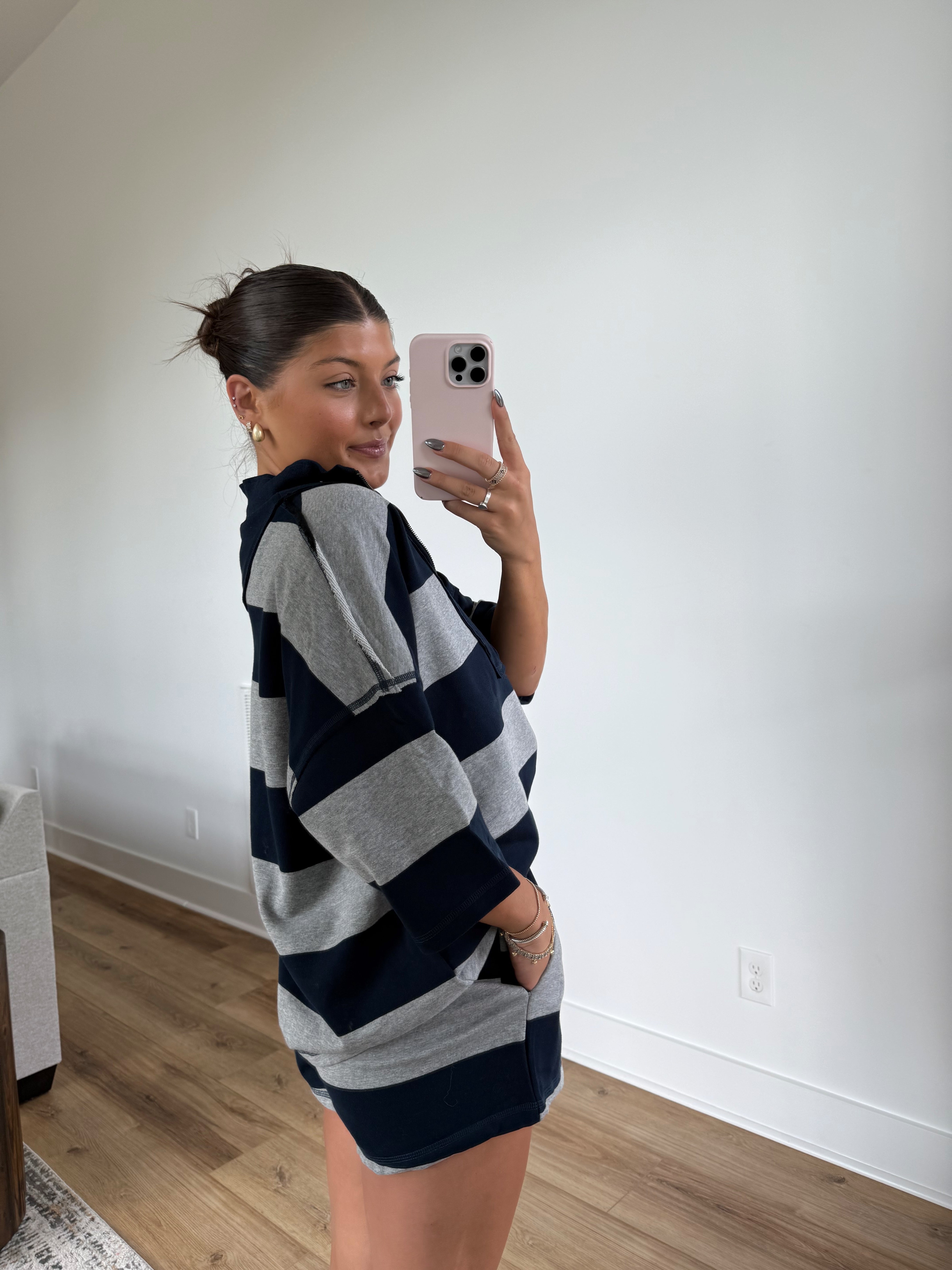 The Varsity Stripe Set (Navy)