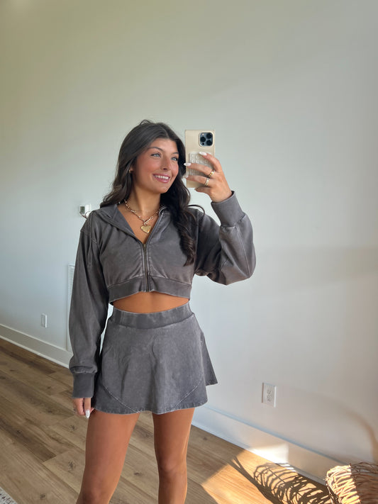 Grey Callie Skort Set