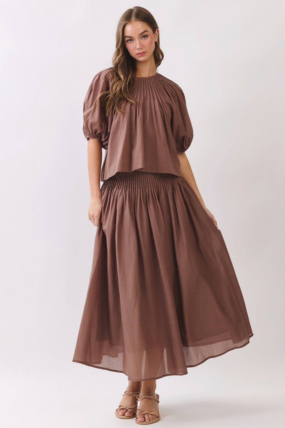 Harlow Pleated Set