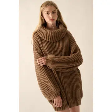 Charlie Knit Dress (Brown)