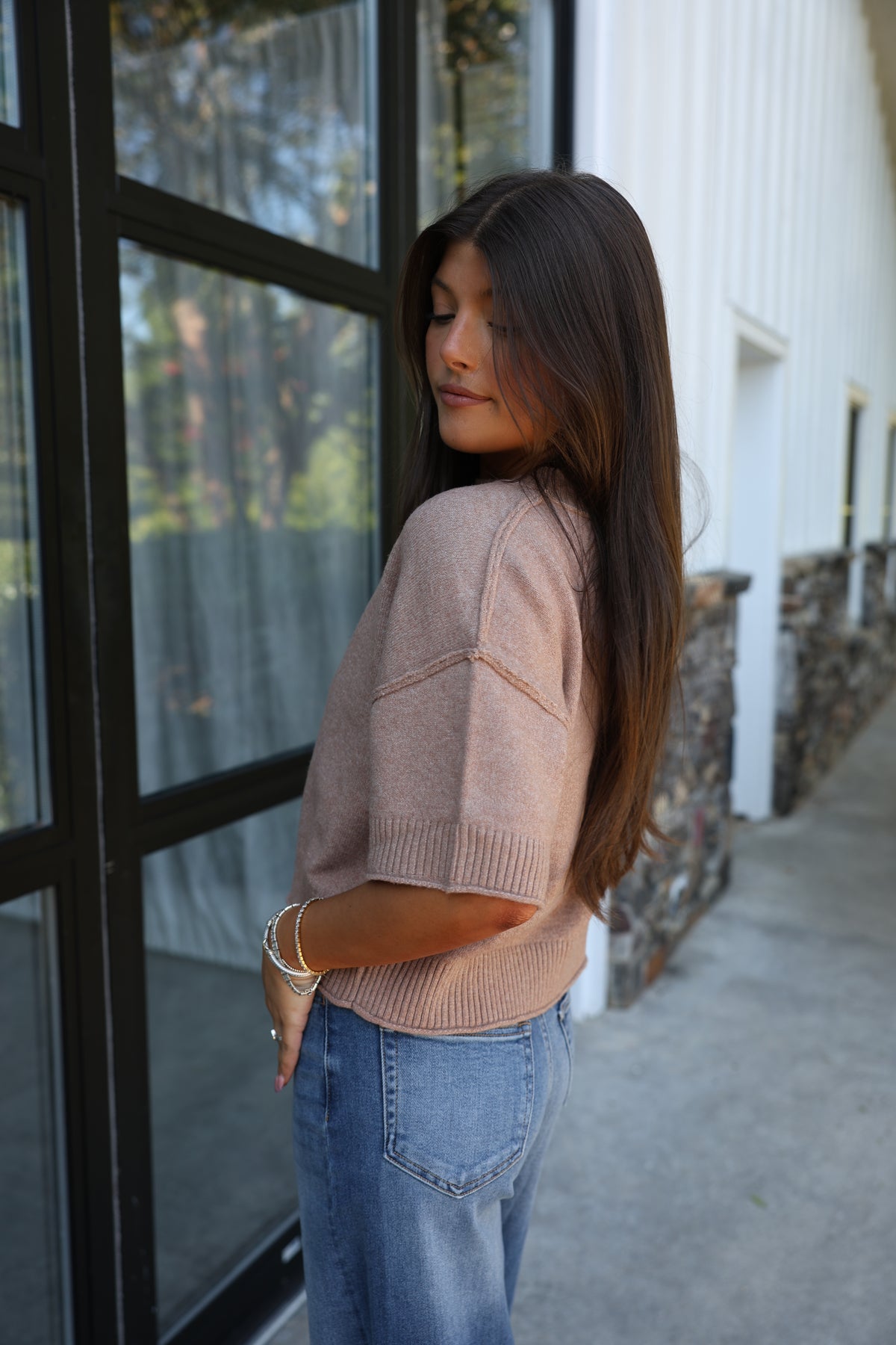 Weekend in Vermont Sweater (Tan)
