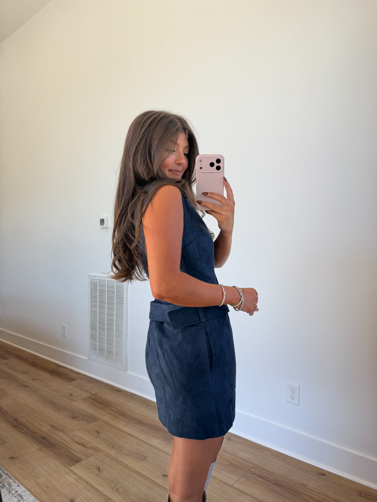 Mod Muse Suede Mini (Navy)