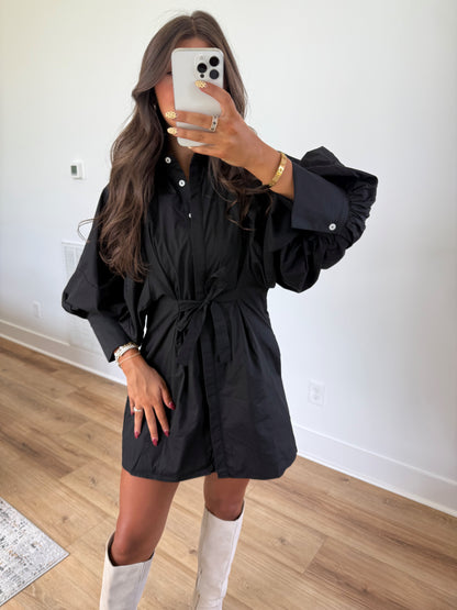 Sunday Morning Dress (Black)