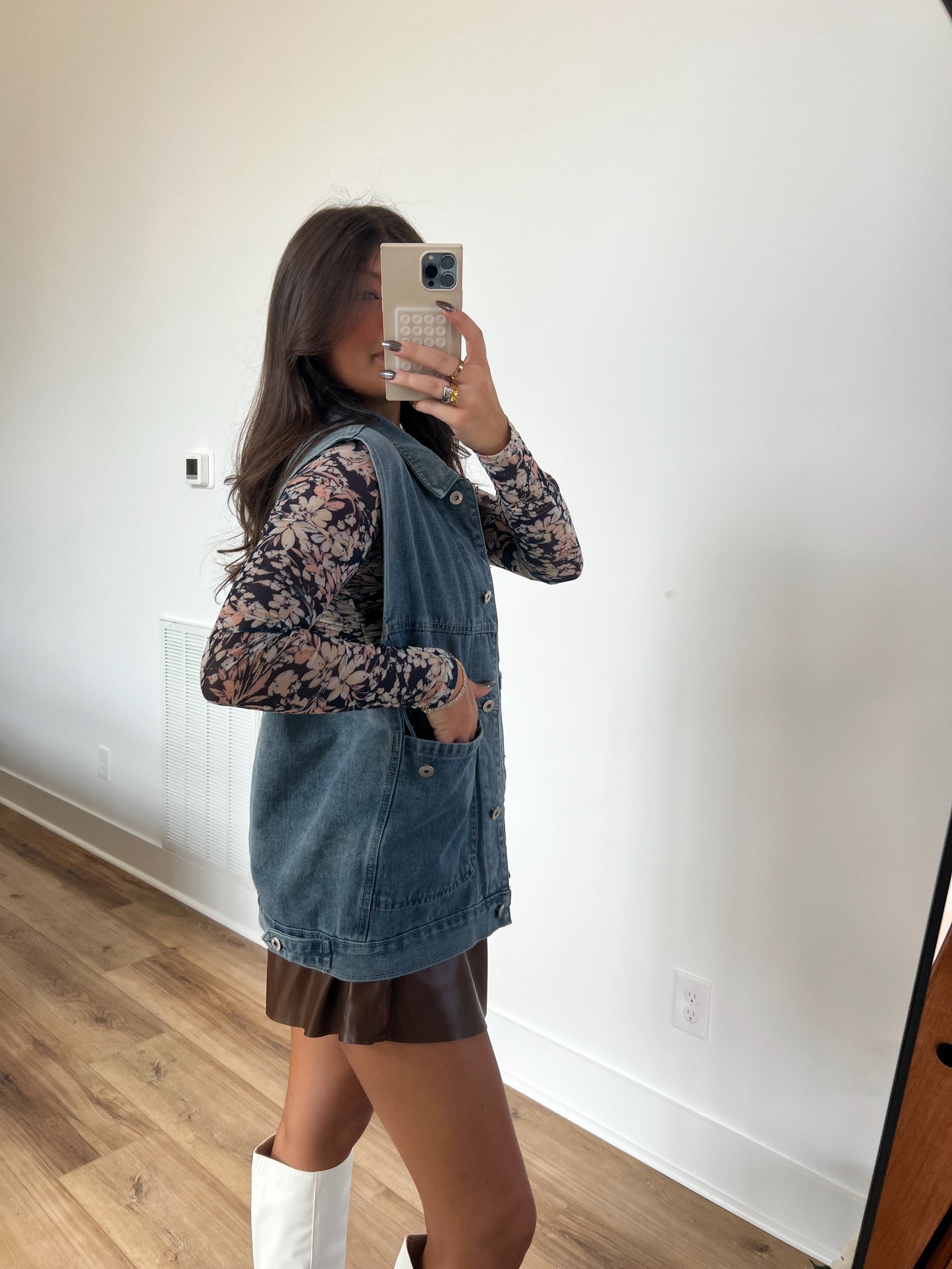 Essential Denim Vest