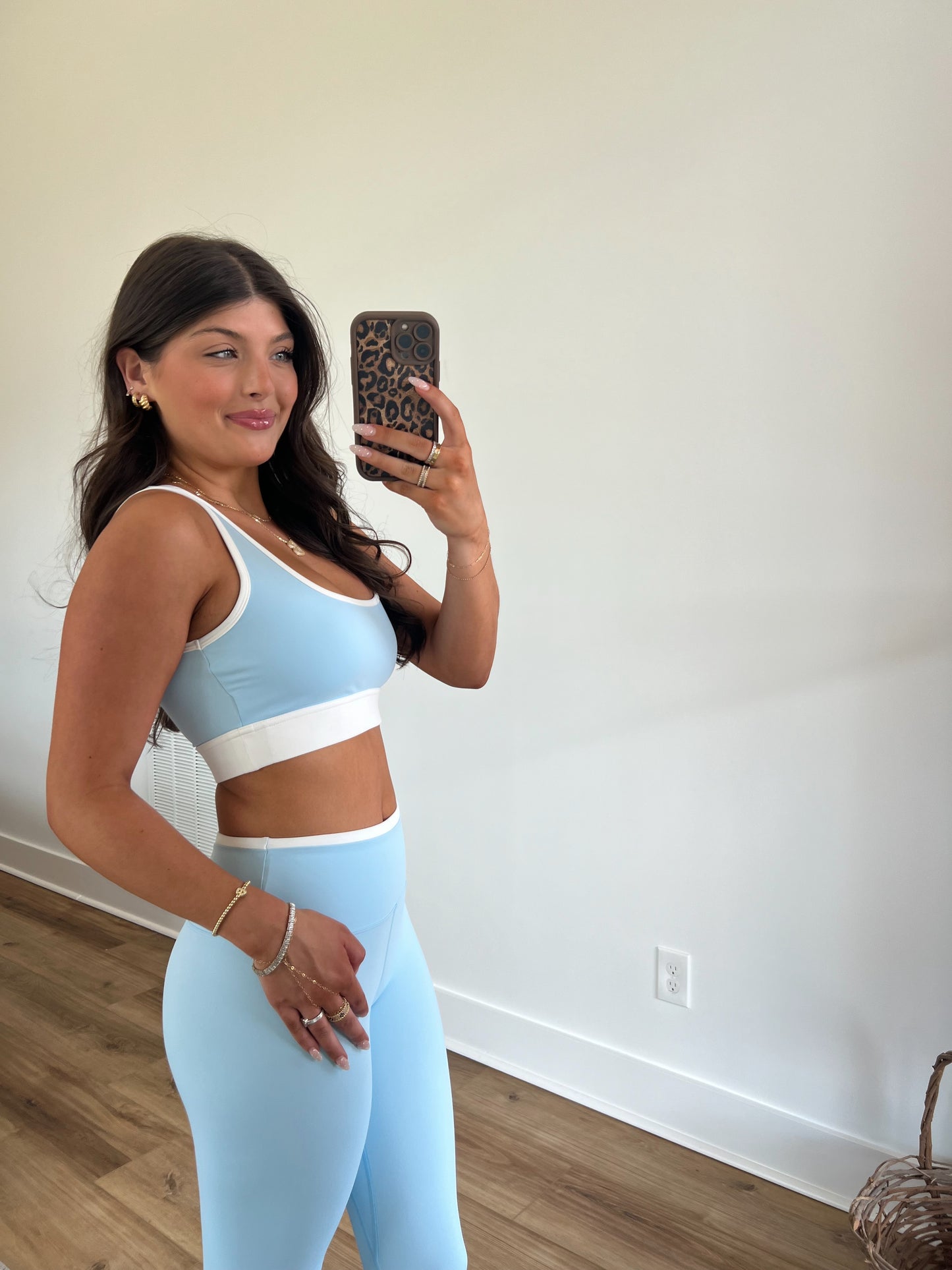 Blueberry Contrast Bra