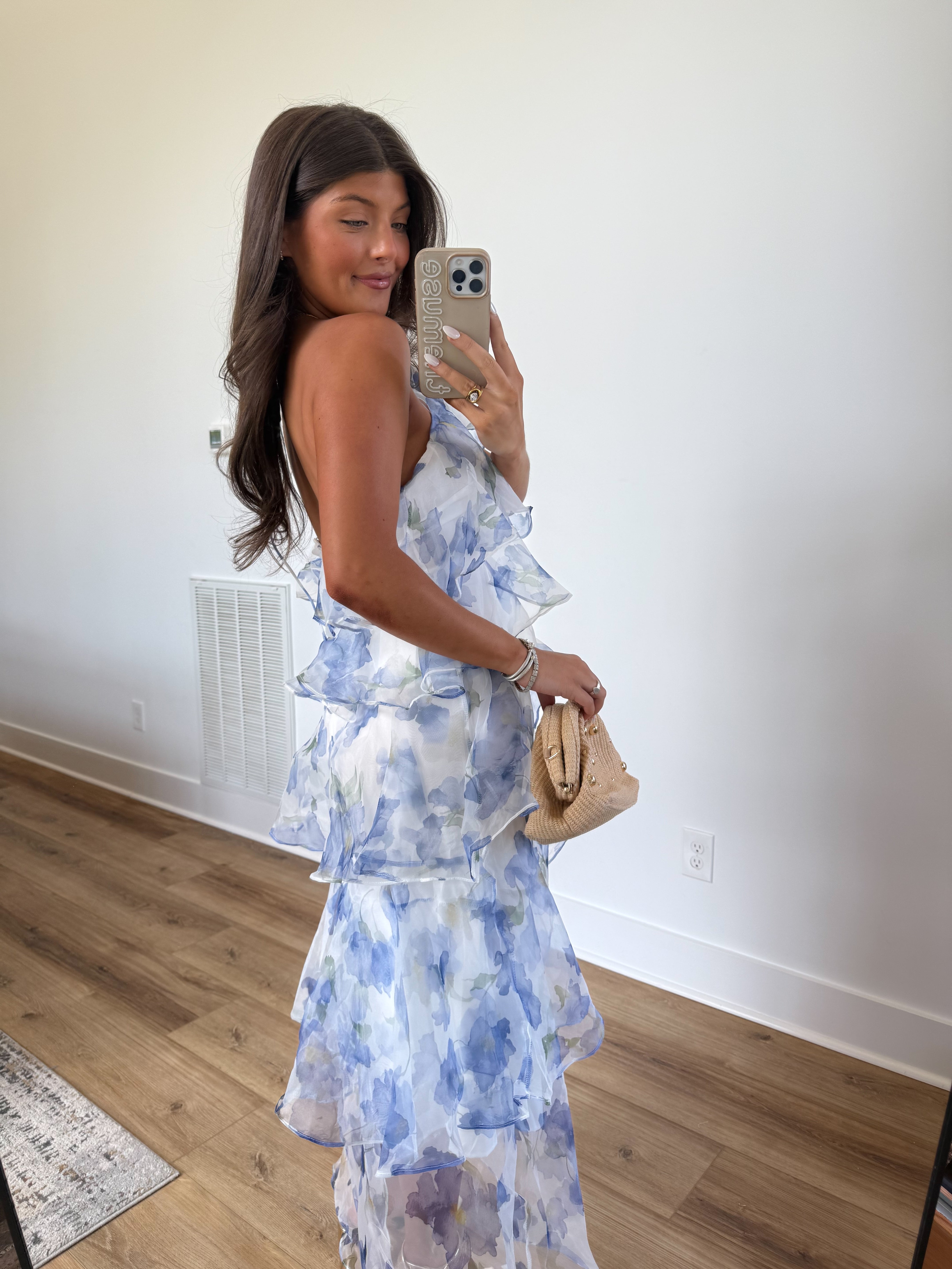 Indigo Petals Maxi