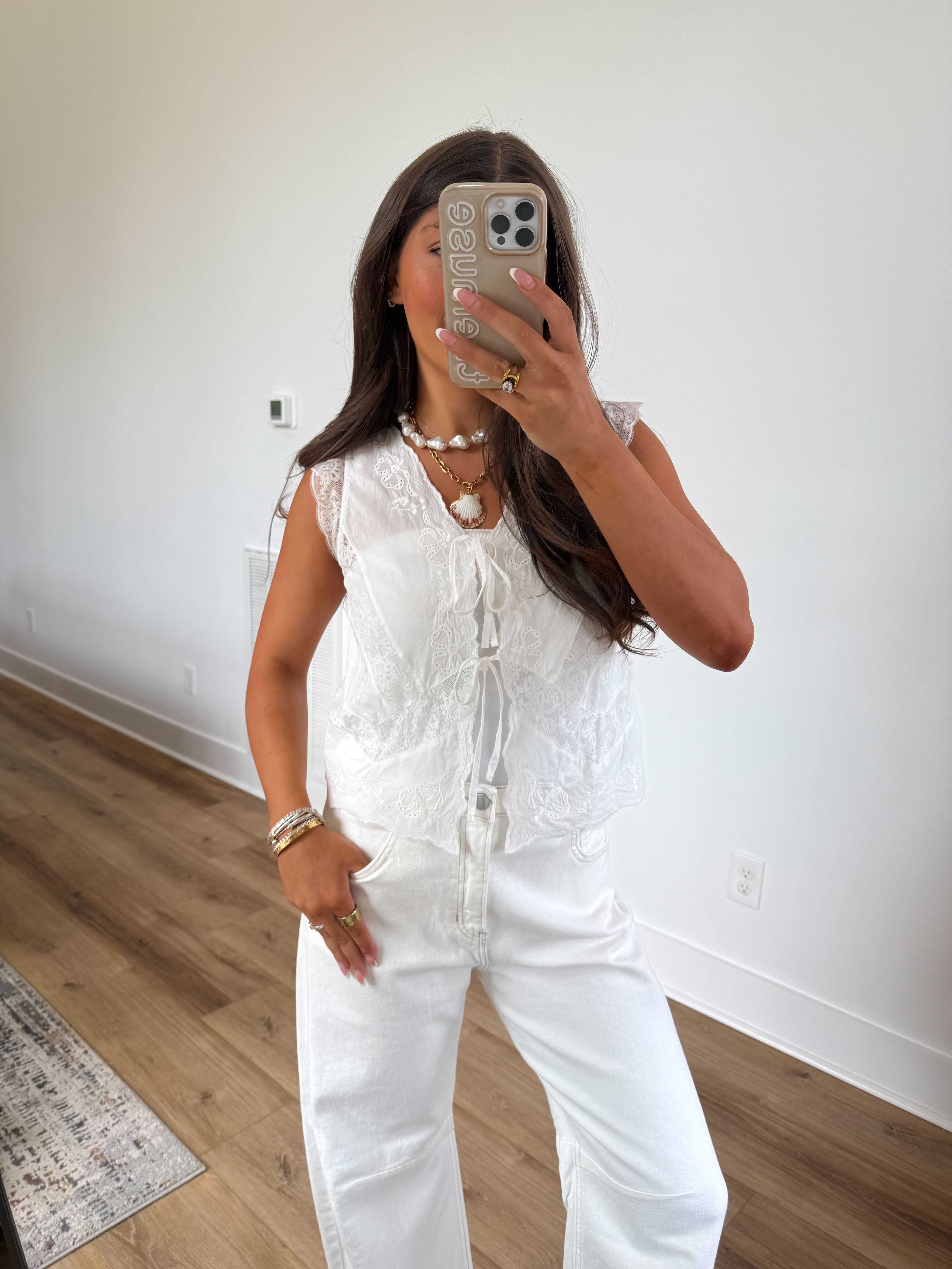 Lace Trim Blouse