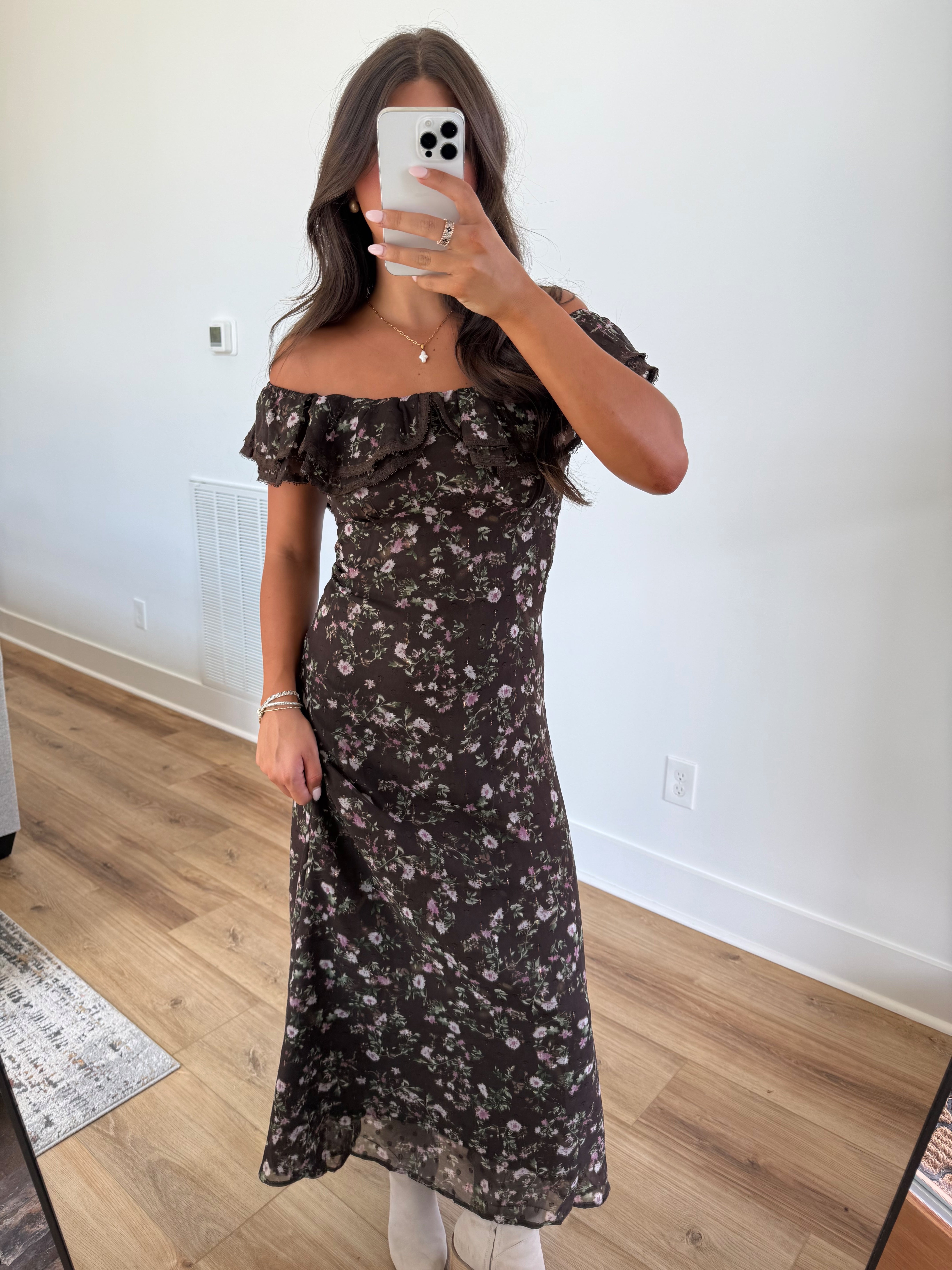 Twilight Bloom Maxi Gown