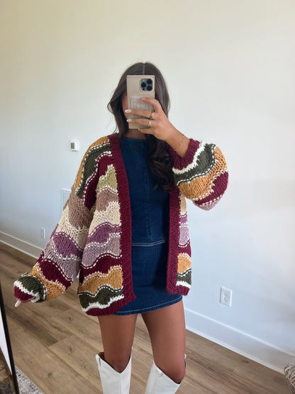 By The Fire Crochet Cardigan