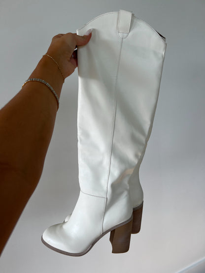 White Cowgirl Boot