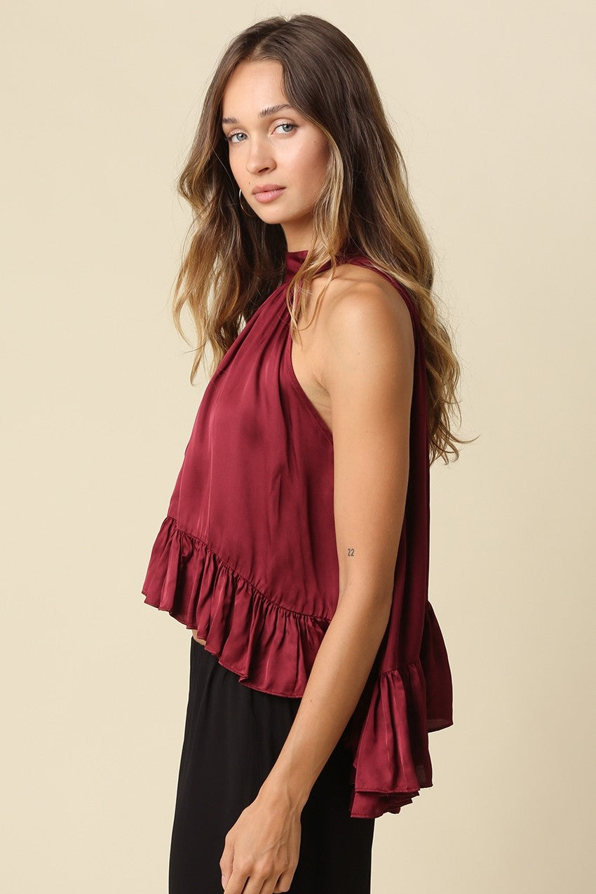 Marlowe Satin Top