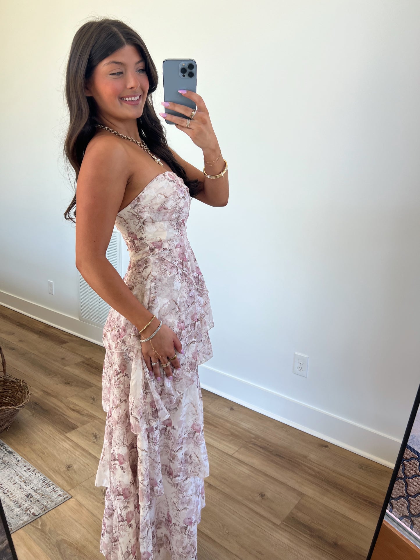Fanci Ruffle Floral Dress