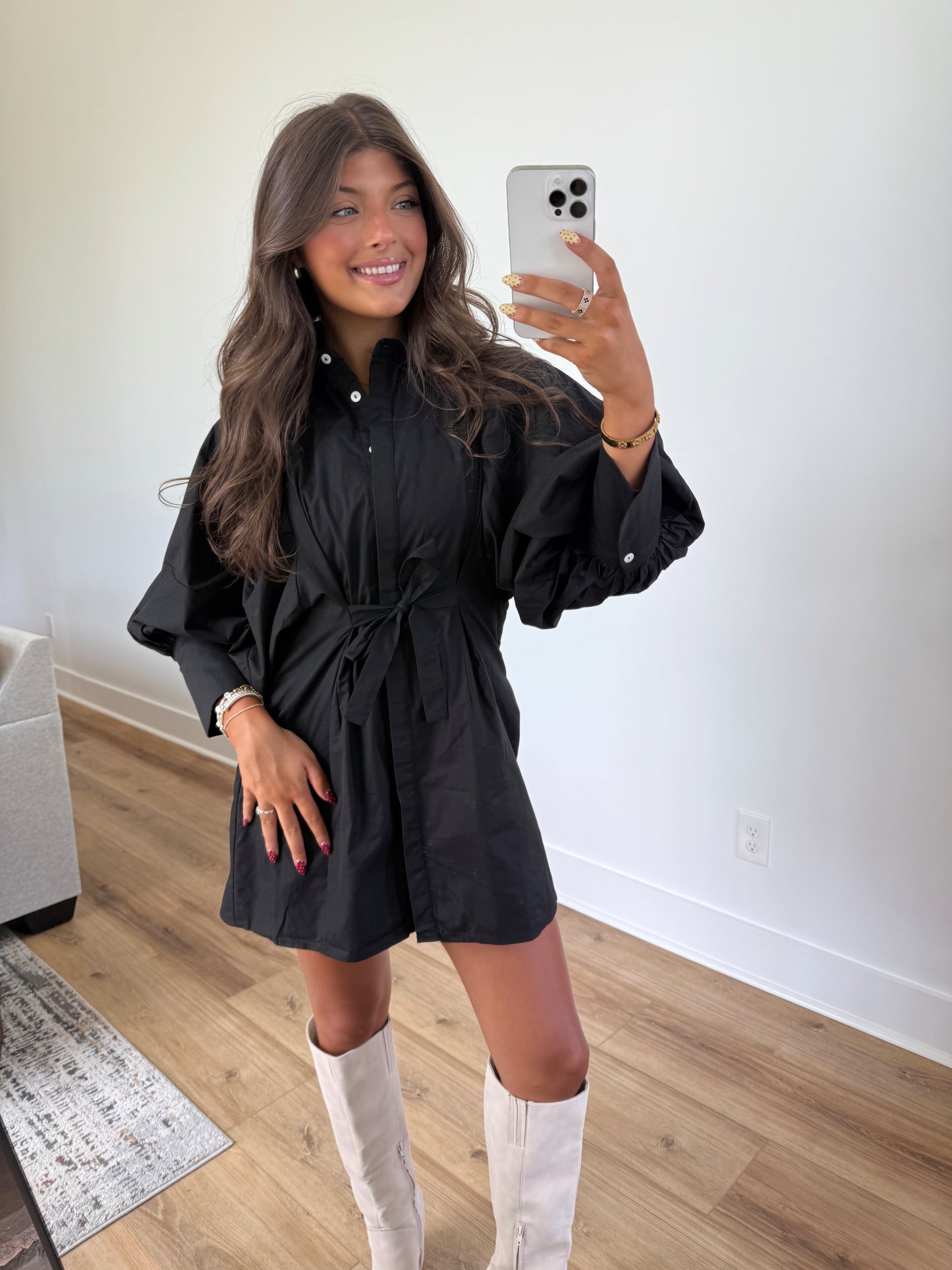 Sunday Morning Dress (Black)