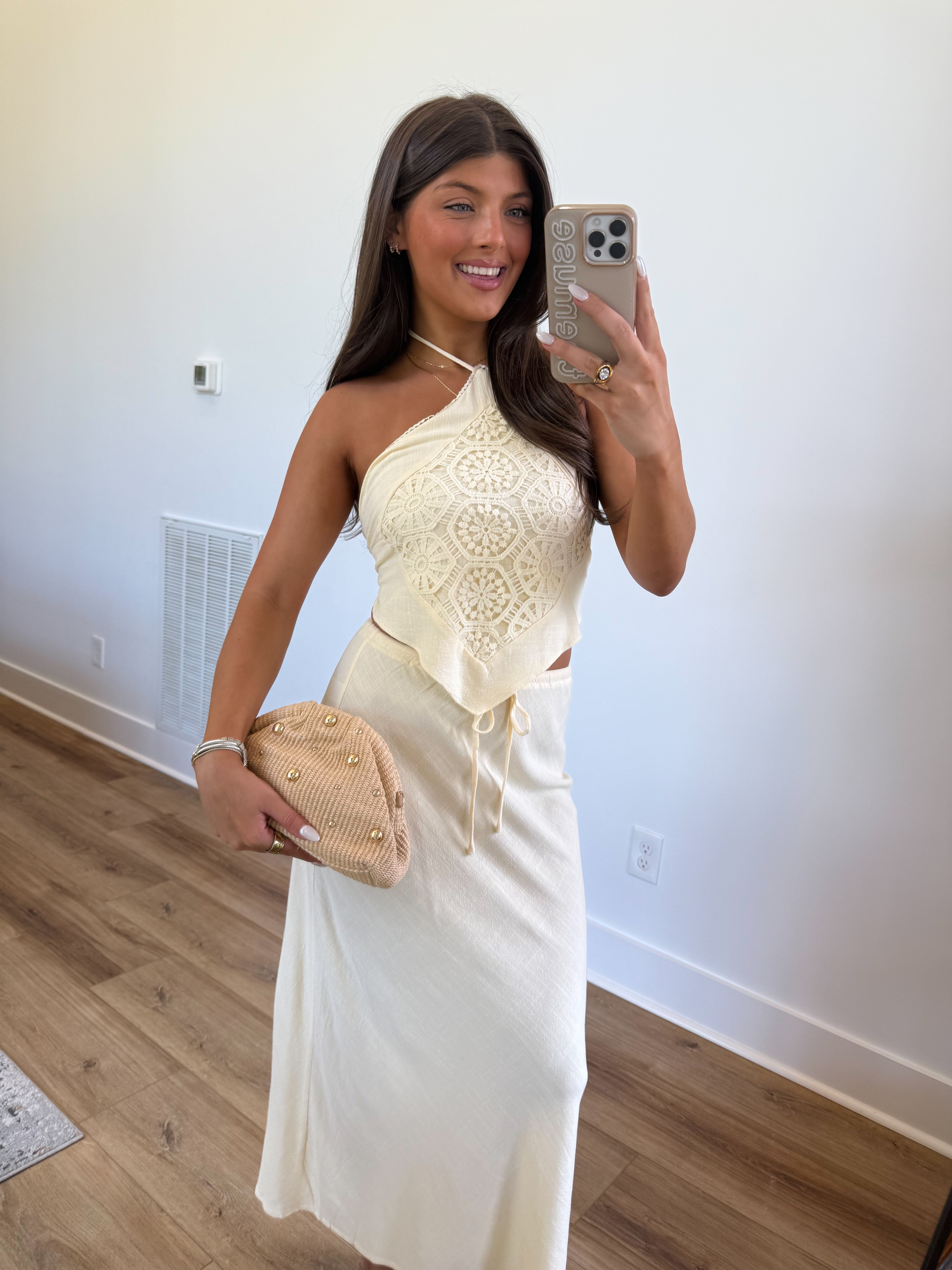 Crochet Halter Set (Butter)