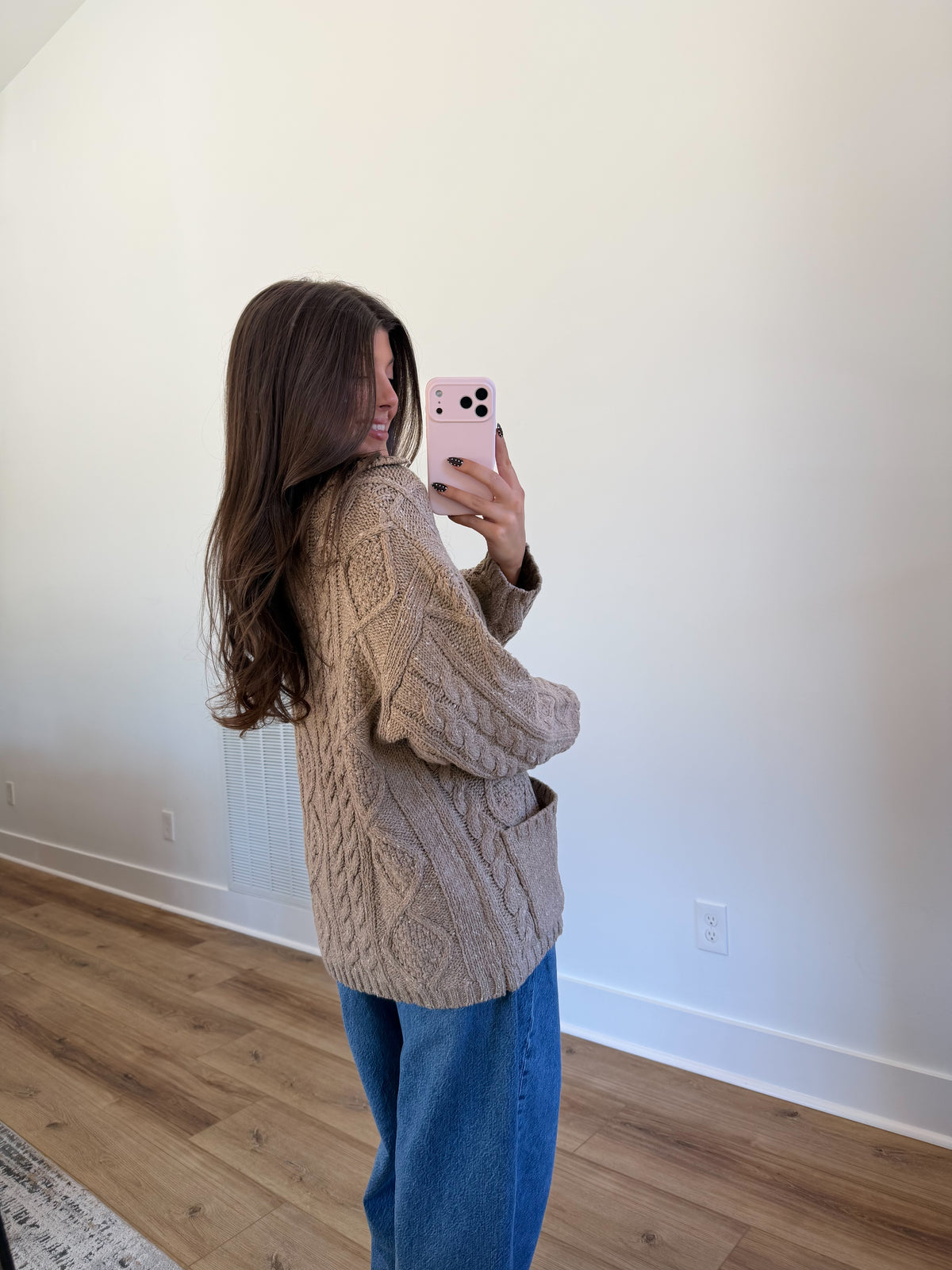 Brown Sugar Cable Cardigan