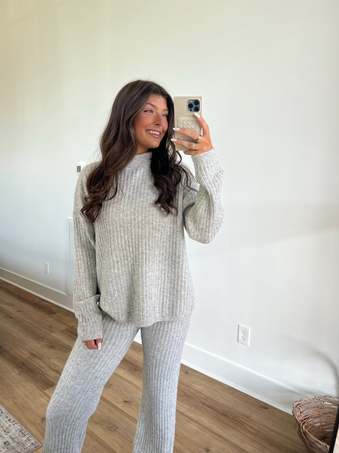 Off Day Cozy Ribbed Knit Set