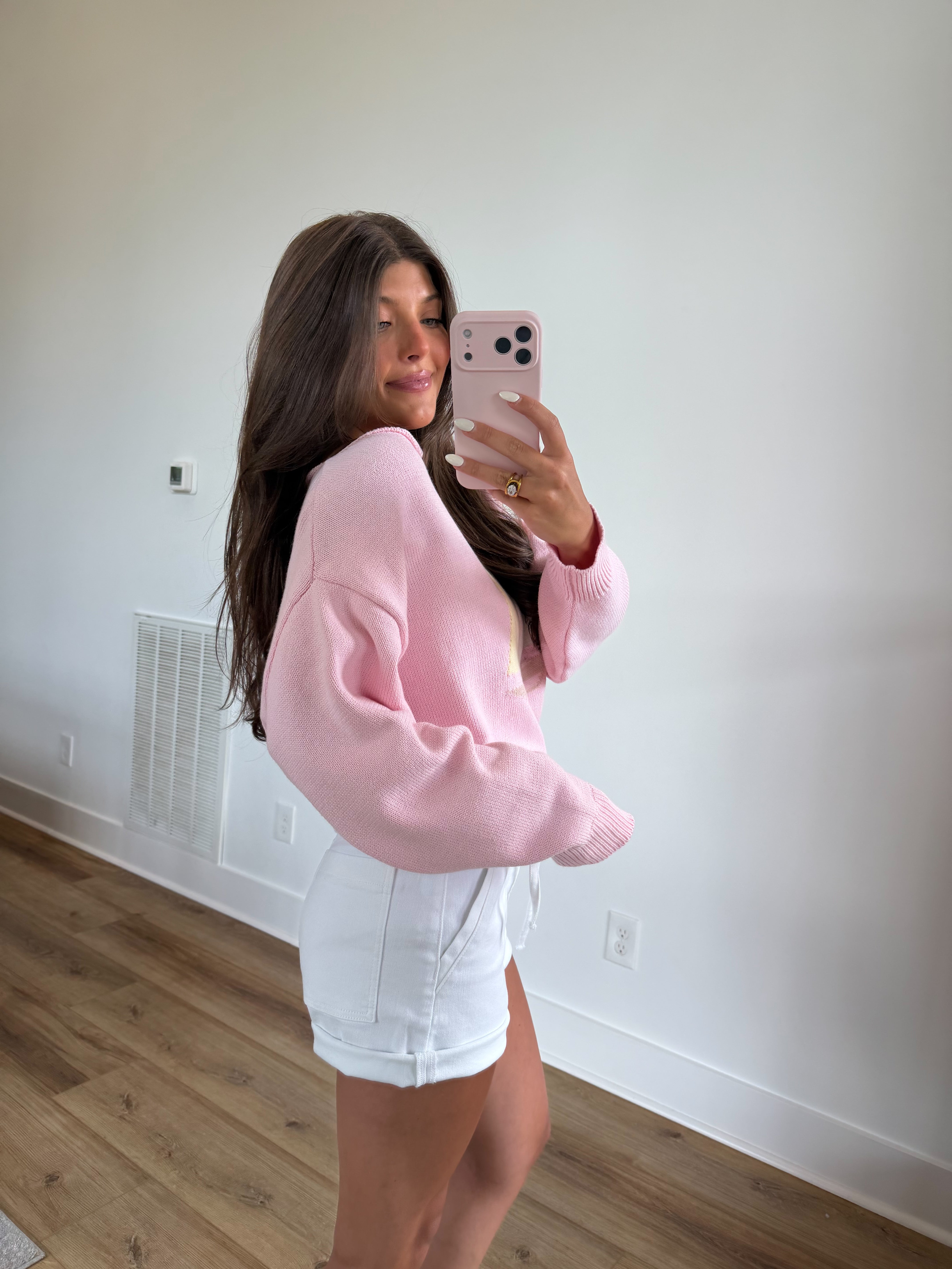 Sail Boat Neck Sweater