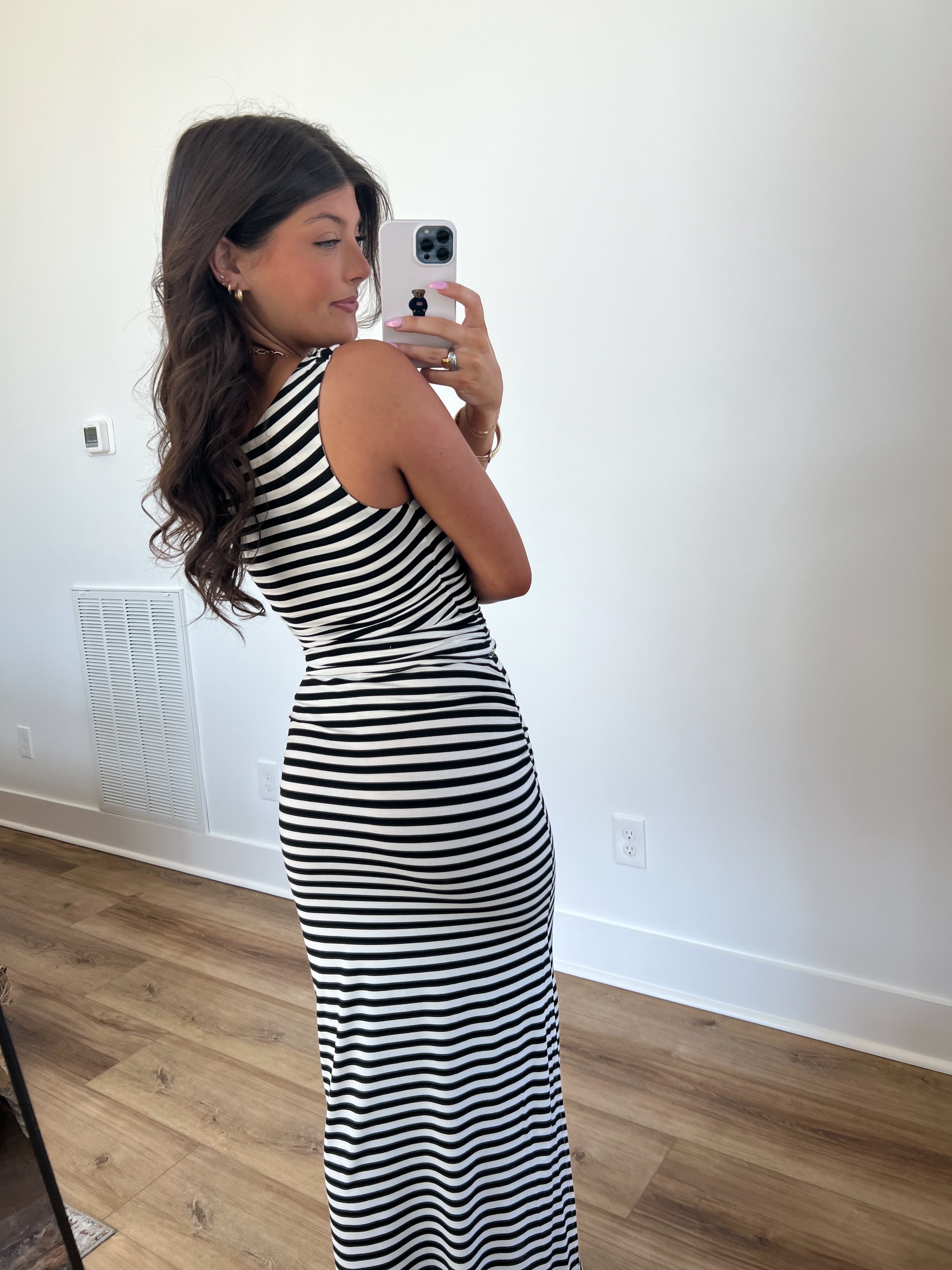 Stripe Maxi Skirt Set