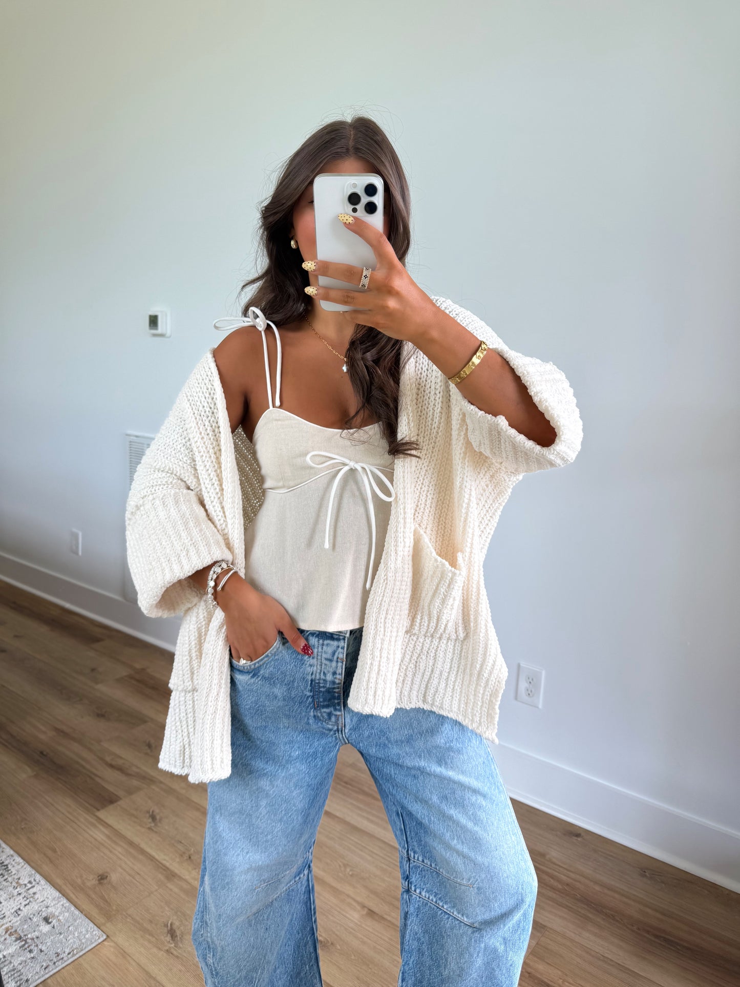 Oat Milk Cardigan (Cream)(PRE-ORDER (Mid-October)/ Restock)