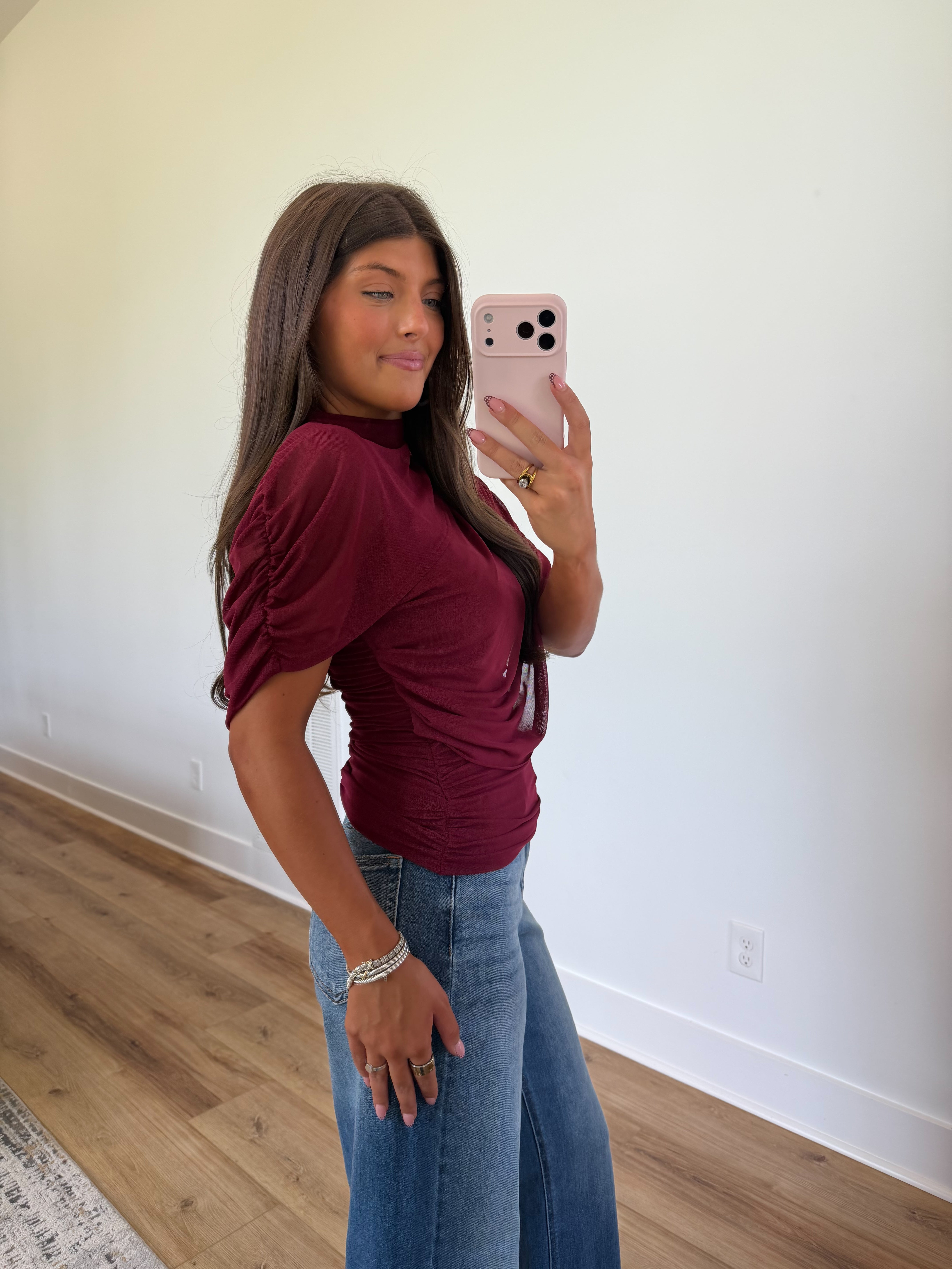 Wine Drape Top