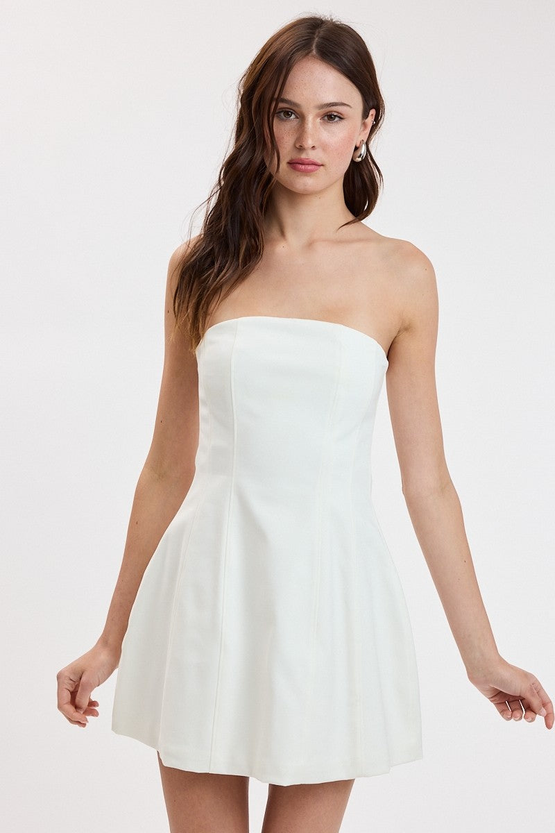 Classic Lined Mini Dress