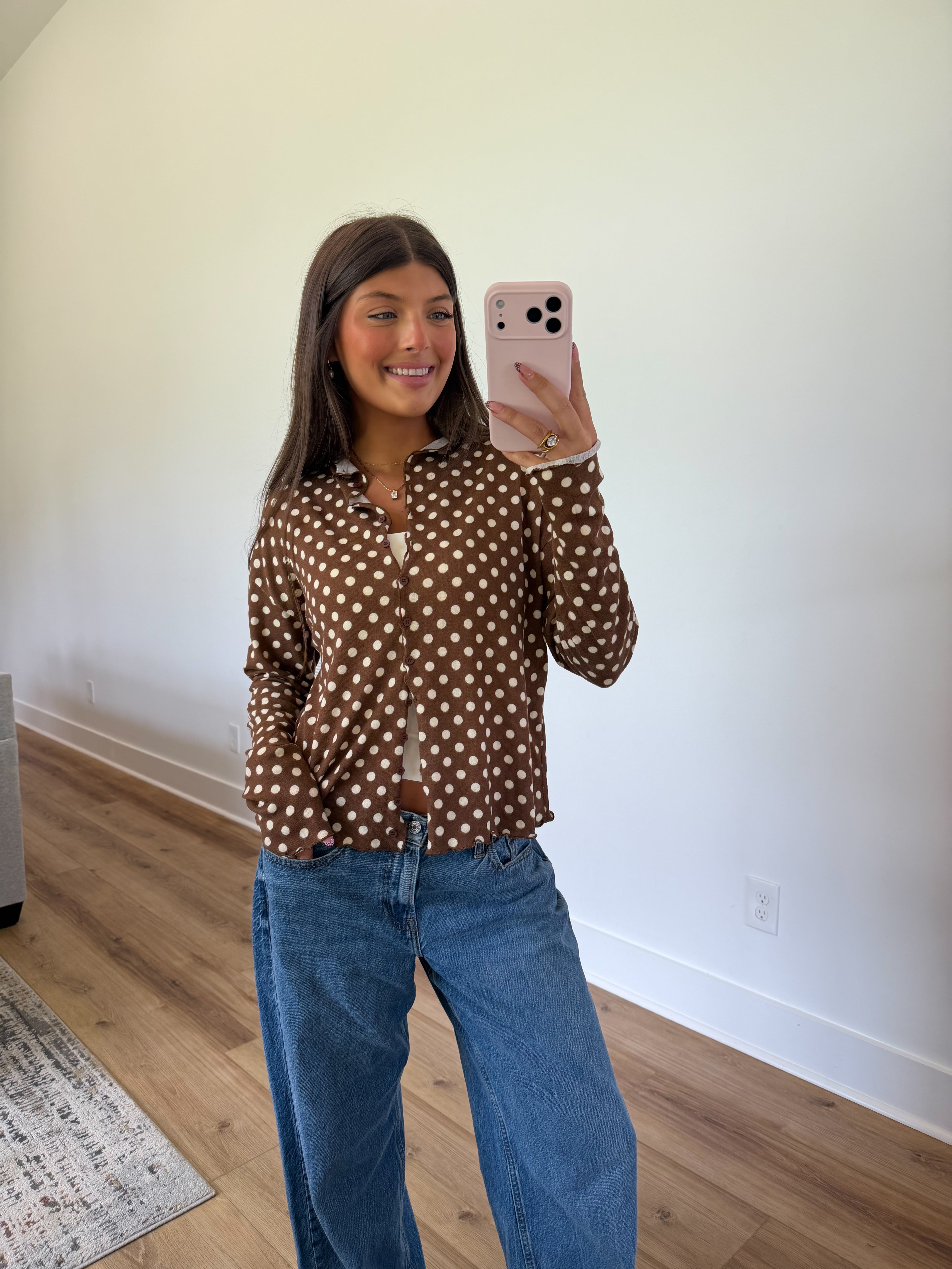 Mabel Polka Dot Cardigan