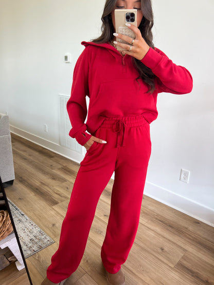 Cherry Red Lounge Set