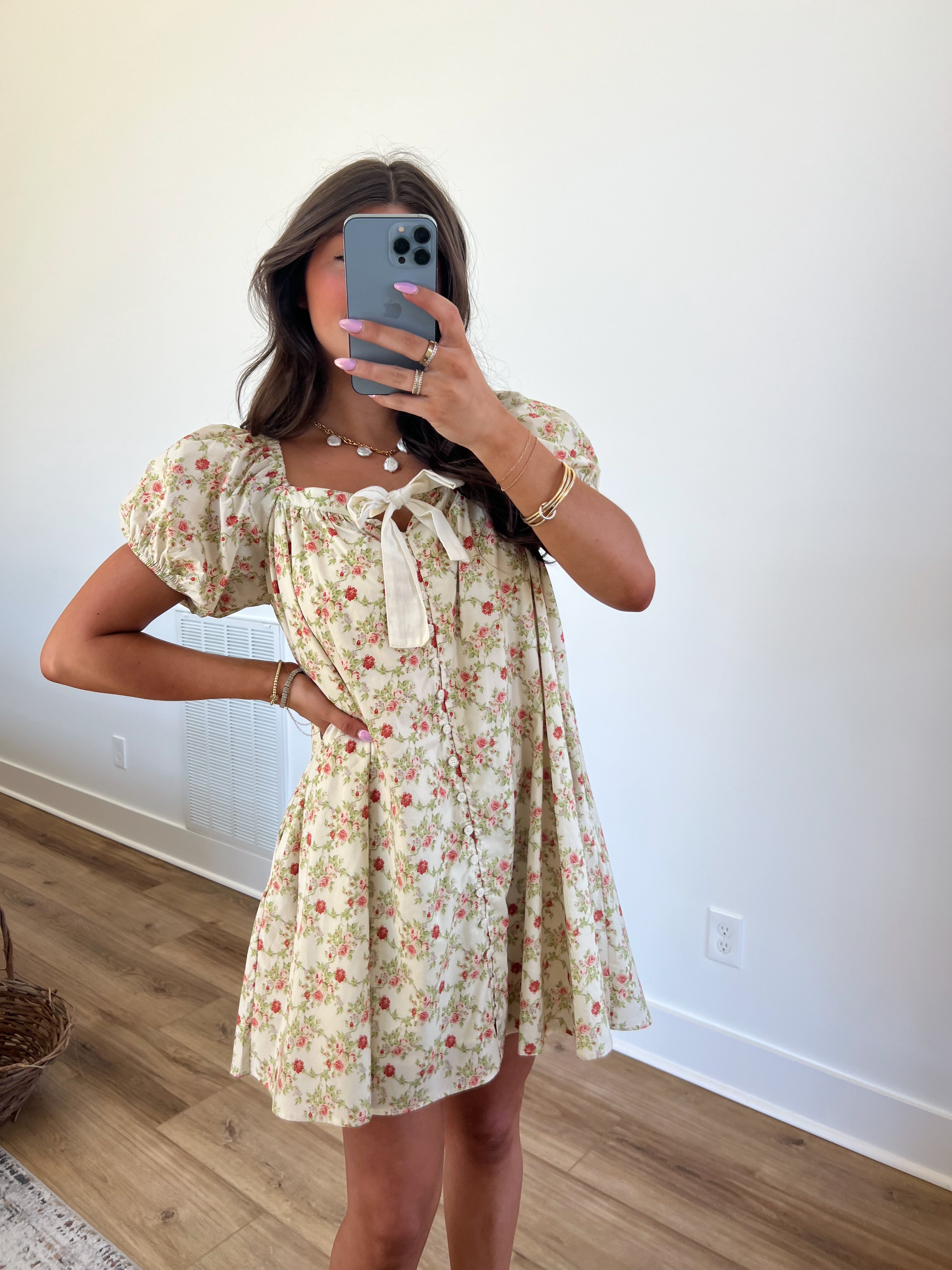 Antique Rose Mini Dress
