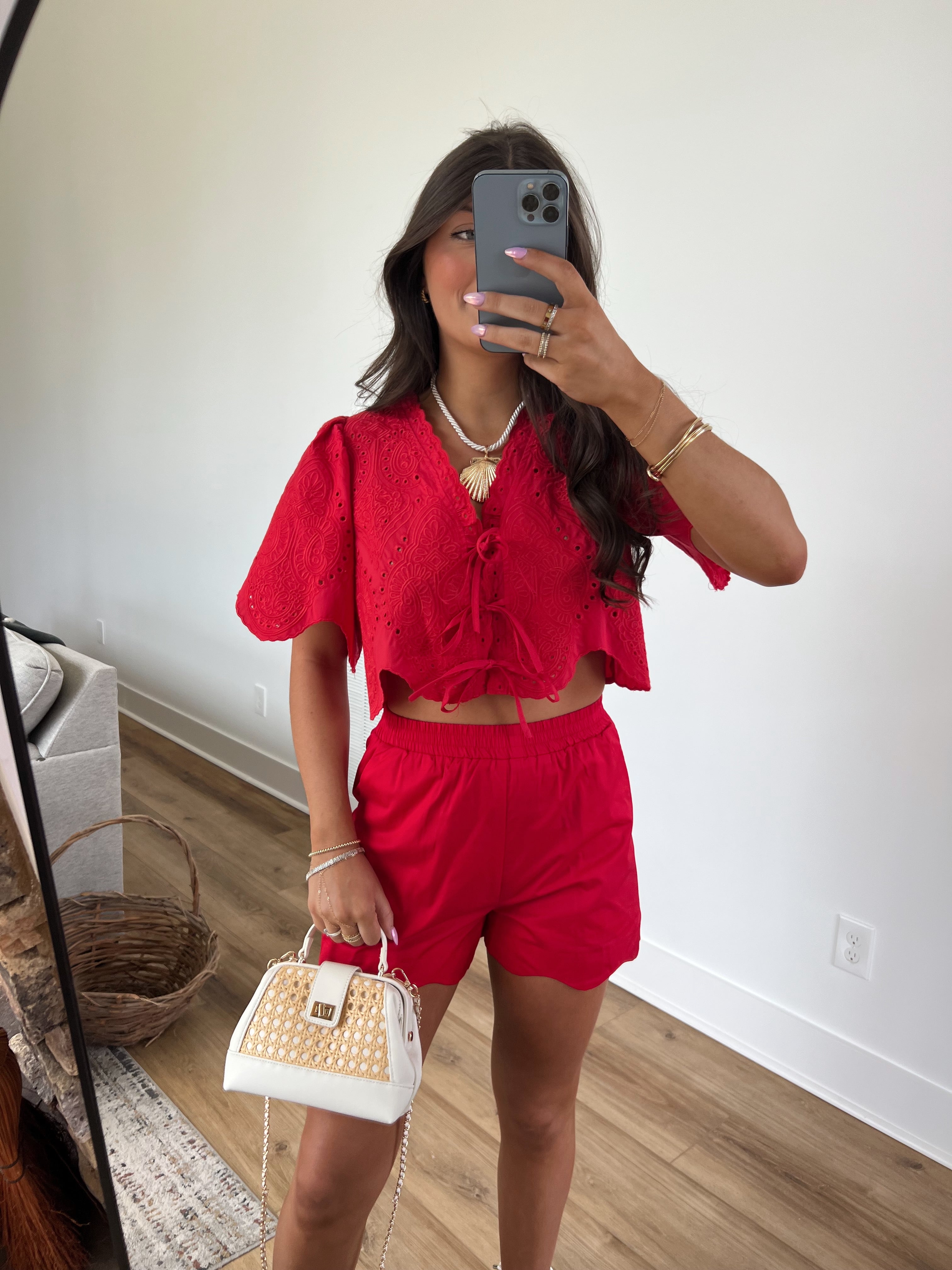 Red Reef Shorts Set