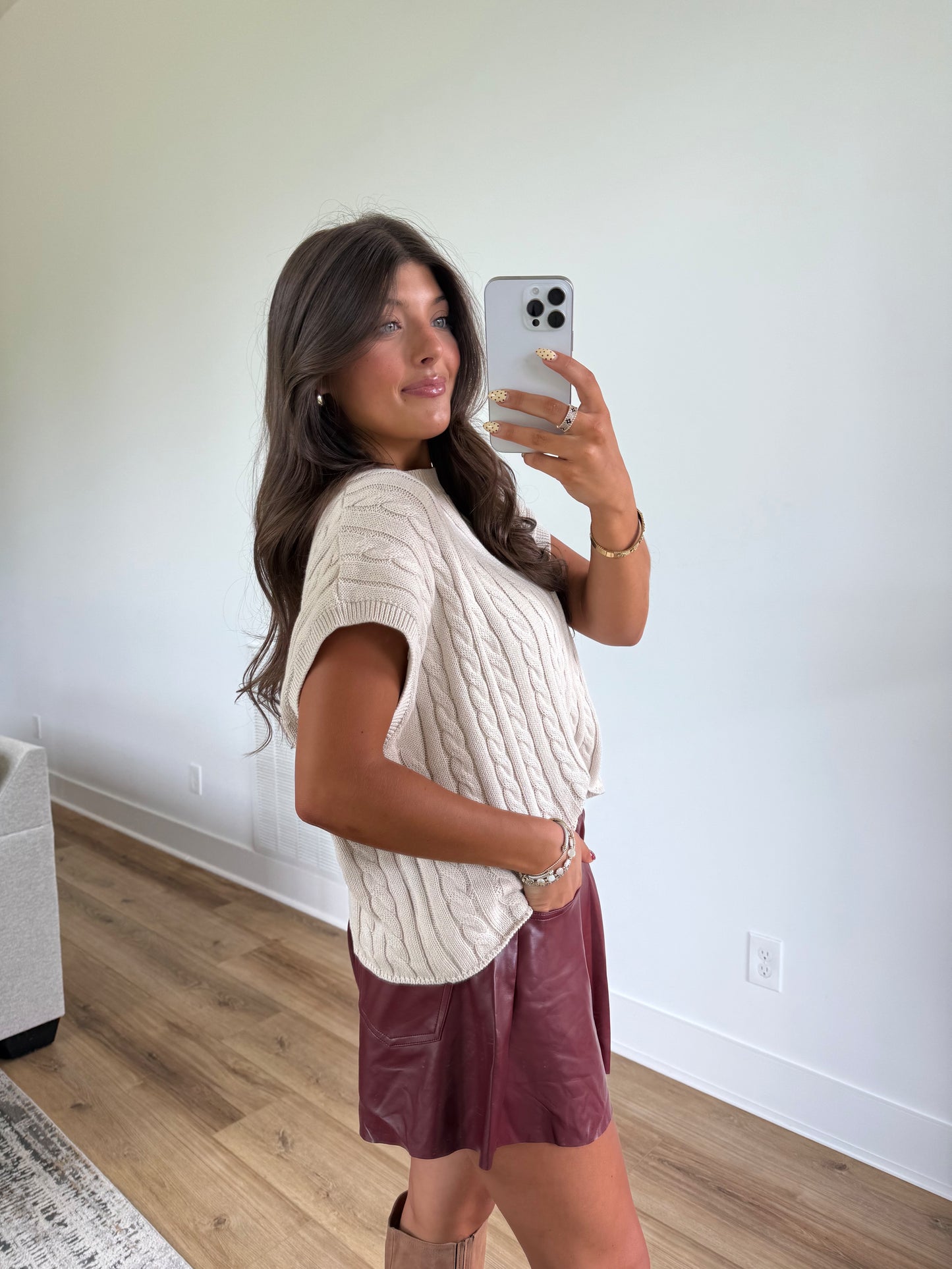 Ivy Cable Knit Top